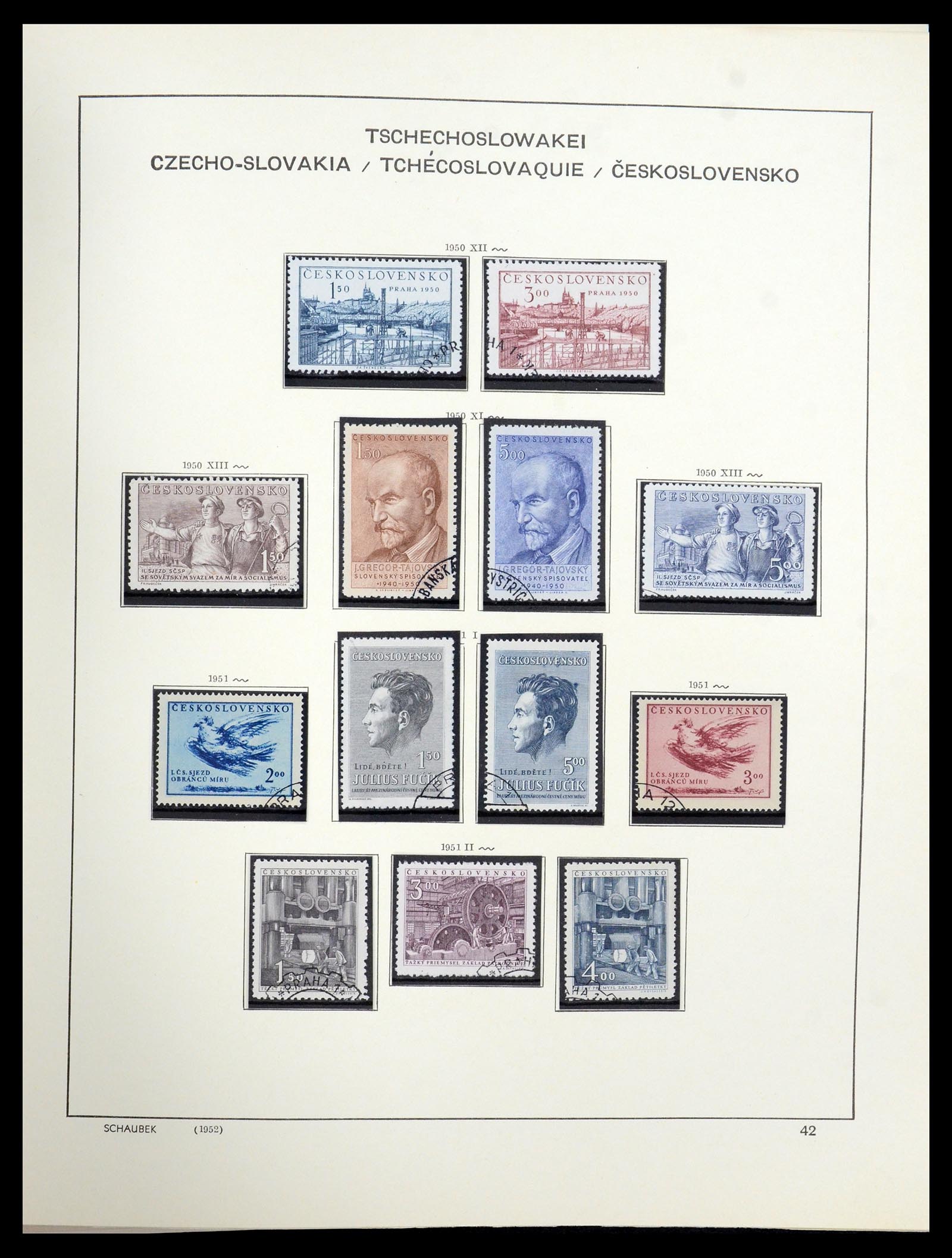 35576 029 - Postzegelverzameling 35576 Tsjechoslowakije 1945-1992.