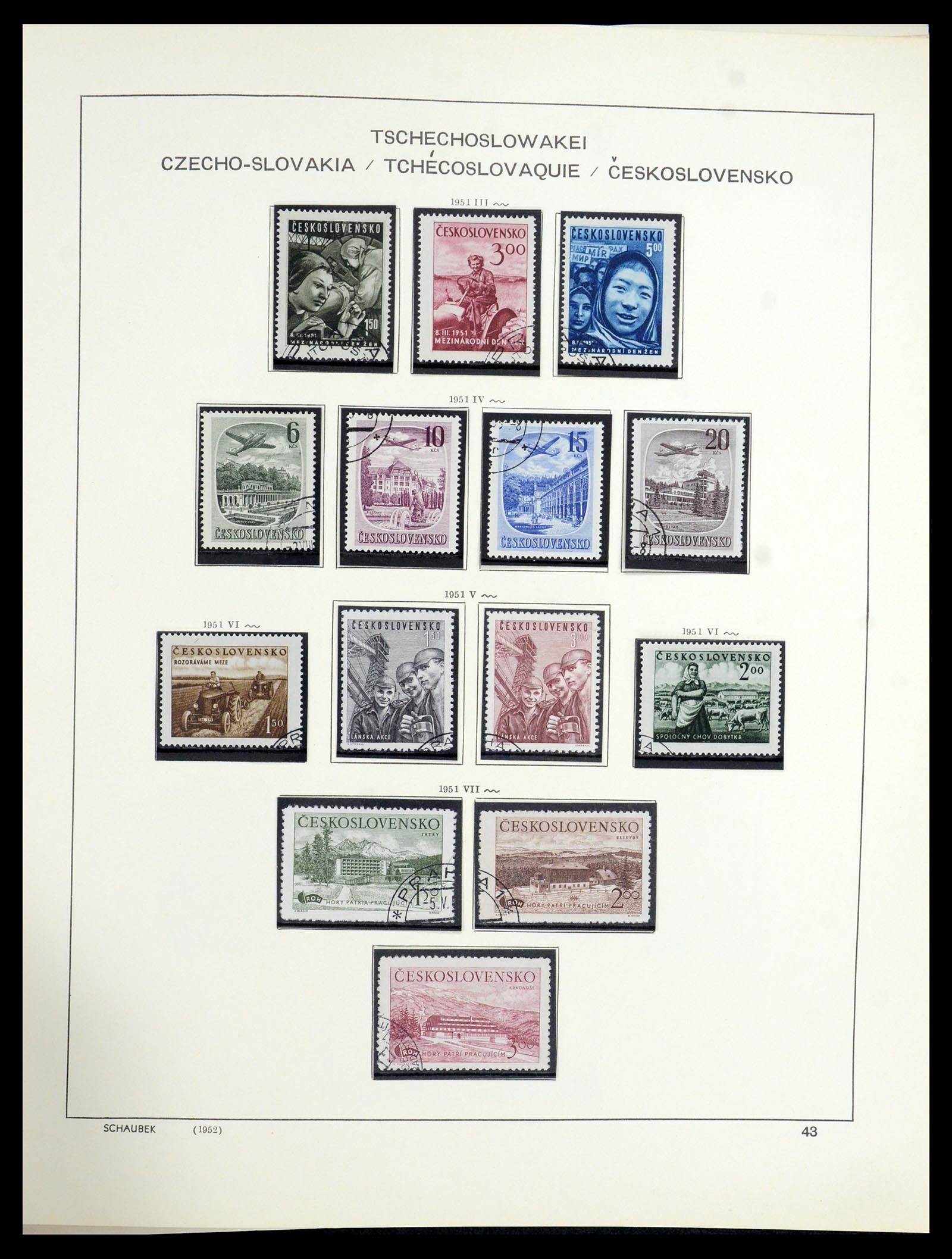 35576 030 - Postzegelverzameling 35576 Tsjechoslowakije 1945-1992.