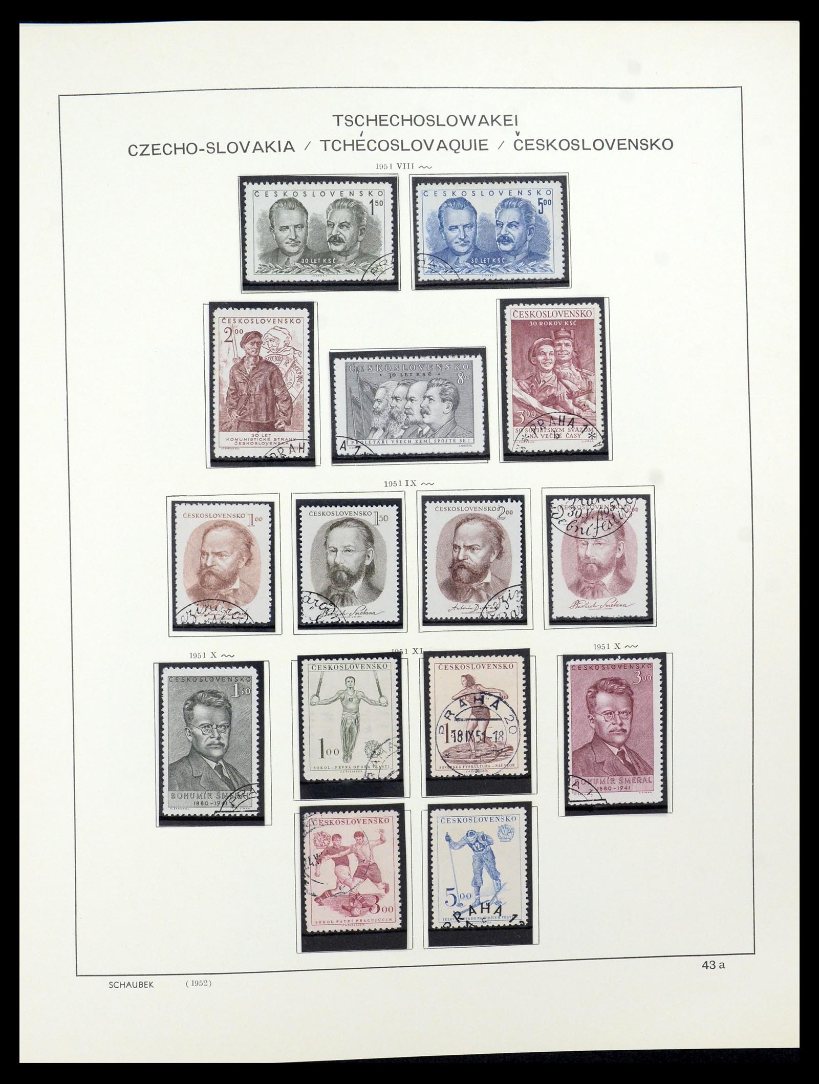 35576 031 - Postzegelverzameling 35576 Tsjechoslowakije 1945-1992.