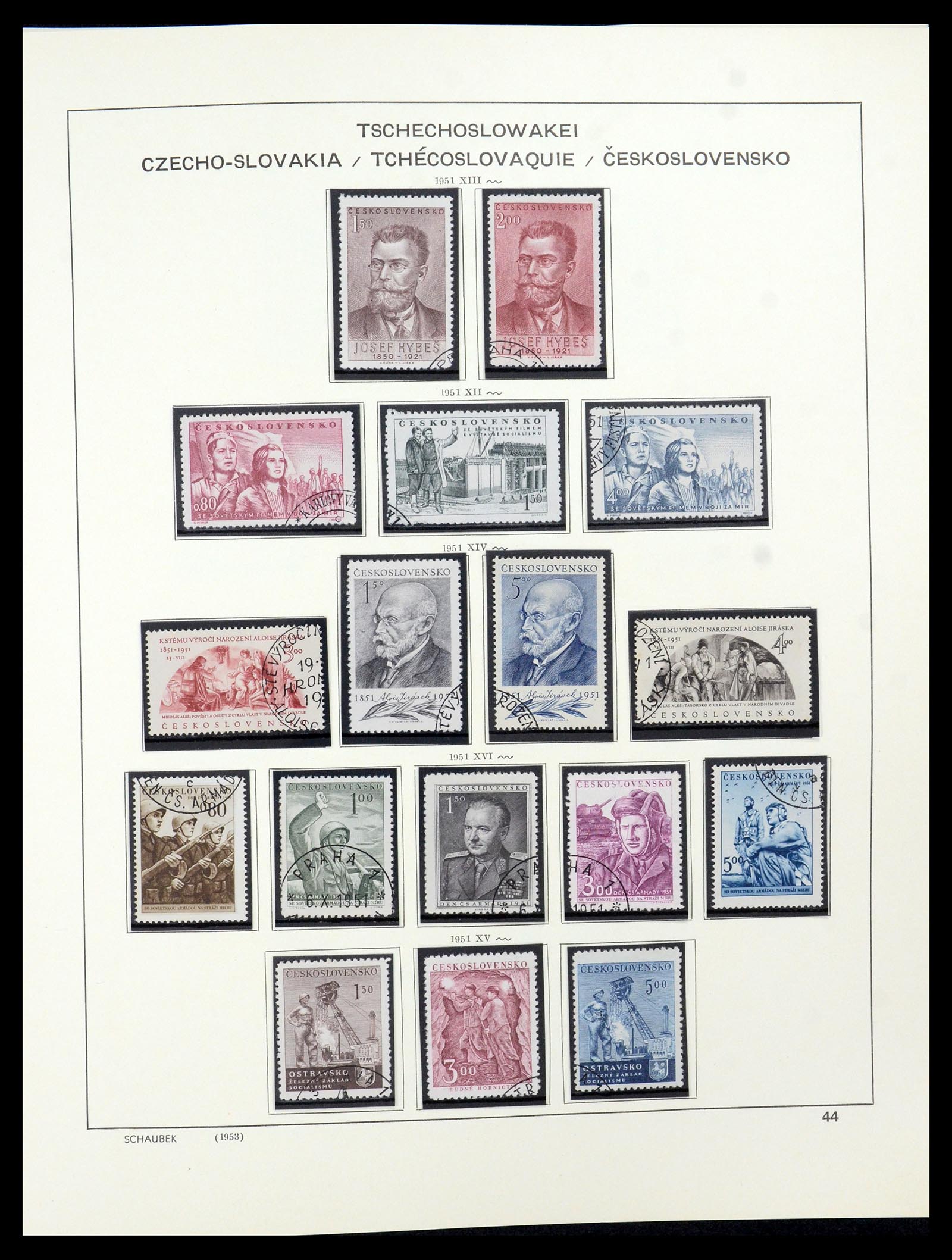 35576 032 - Postzegelverzameling 35576 Tsjechoslowakije 1945-1992.