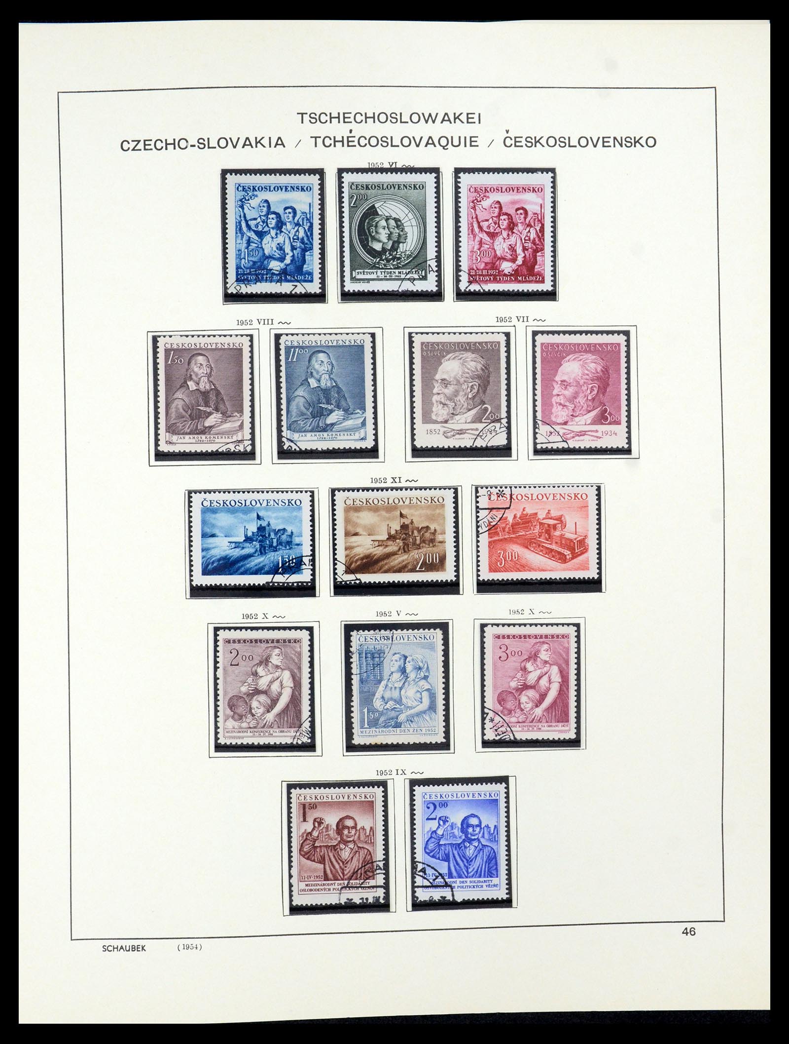 35576 034 - Postzegelverzameling 35576 Tsjechoslowakije 1945-1992.