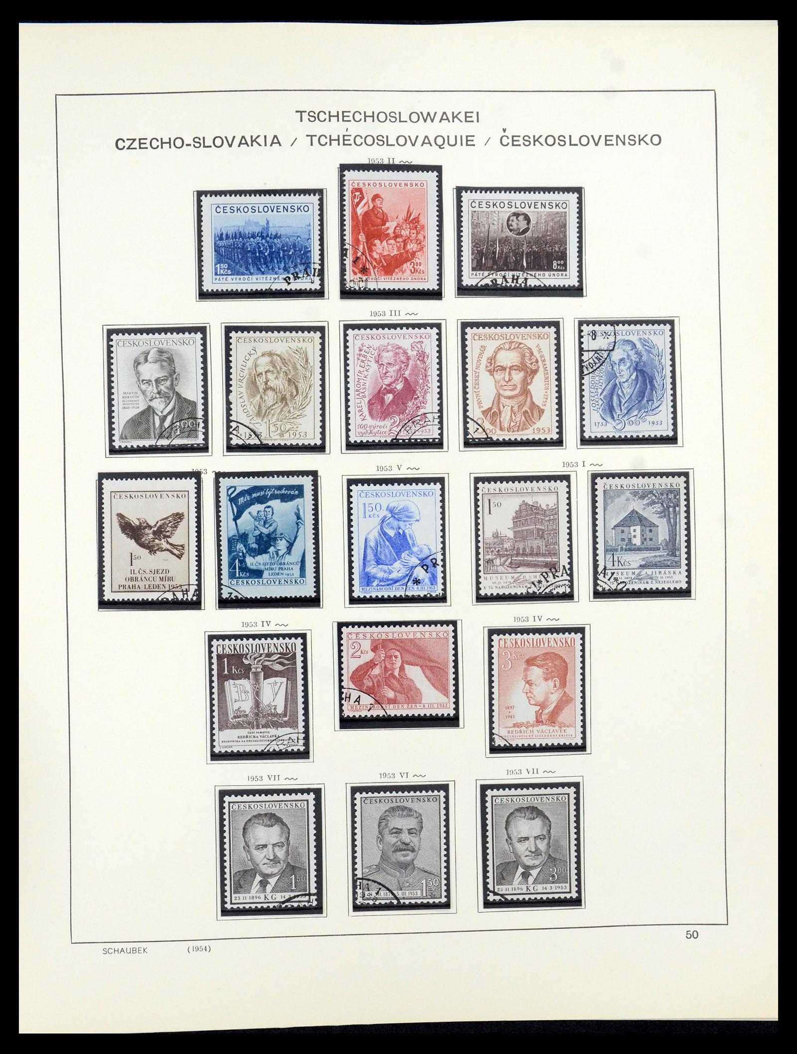 35576 039 - Postzegelverzameling 35576 Tsjechoslowakije 1945-1992.