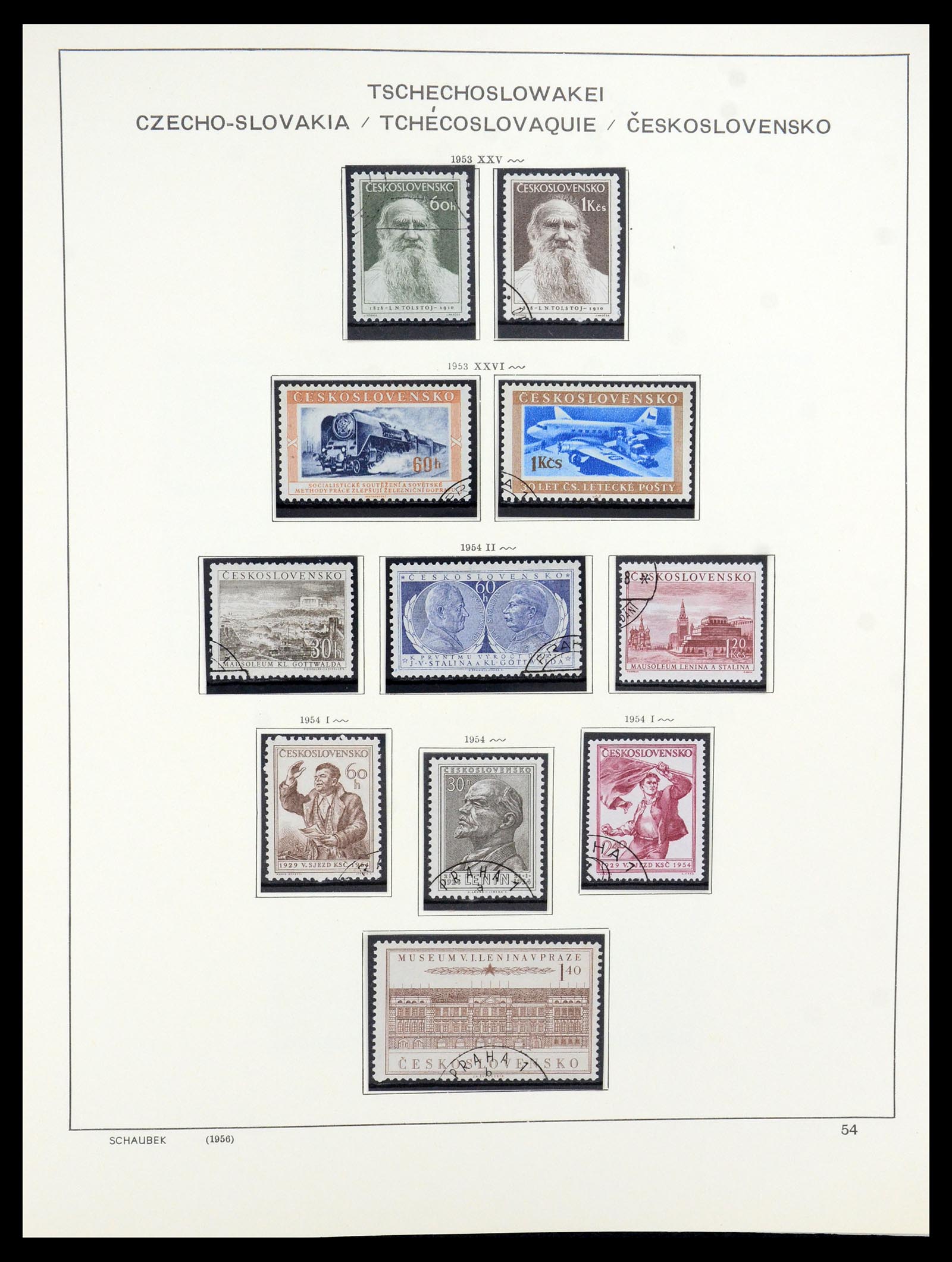 35576 044 - Postzegelverzameling 35576 Tsjechoslowakije 1945-1992.