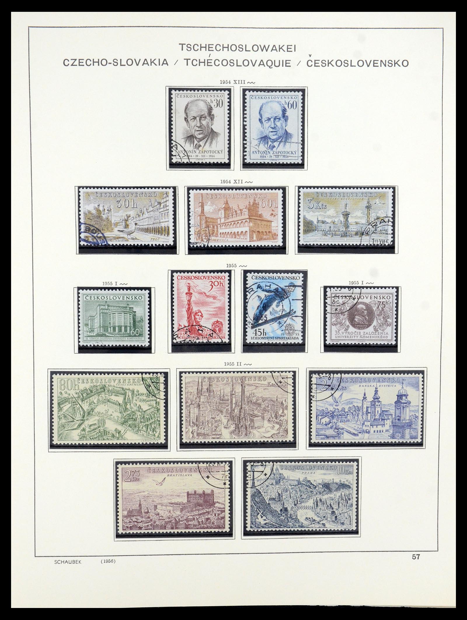 35576 049 - Postzegelverzameling 35576 Tsjechoslowakije 1945-1992.