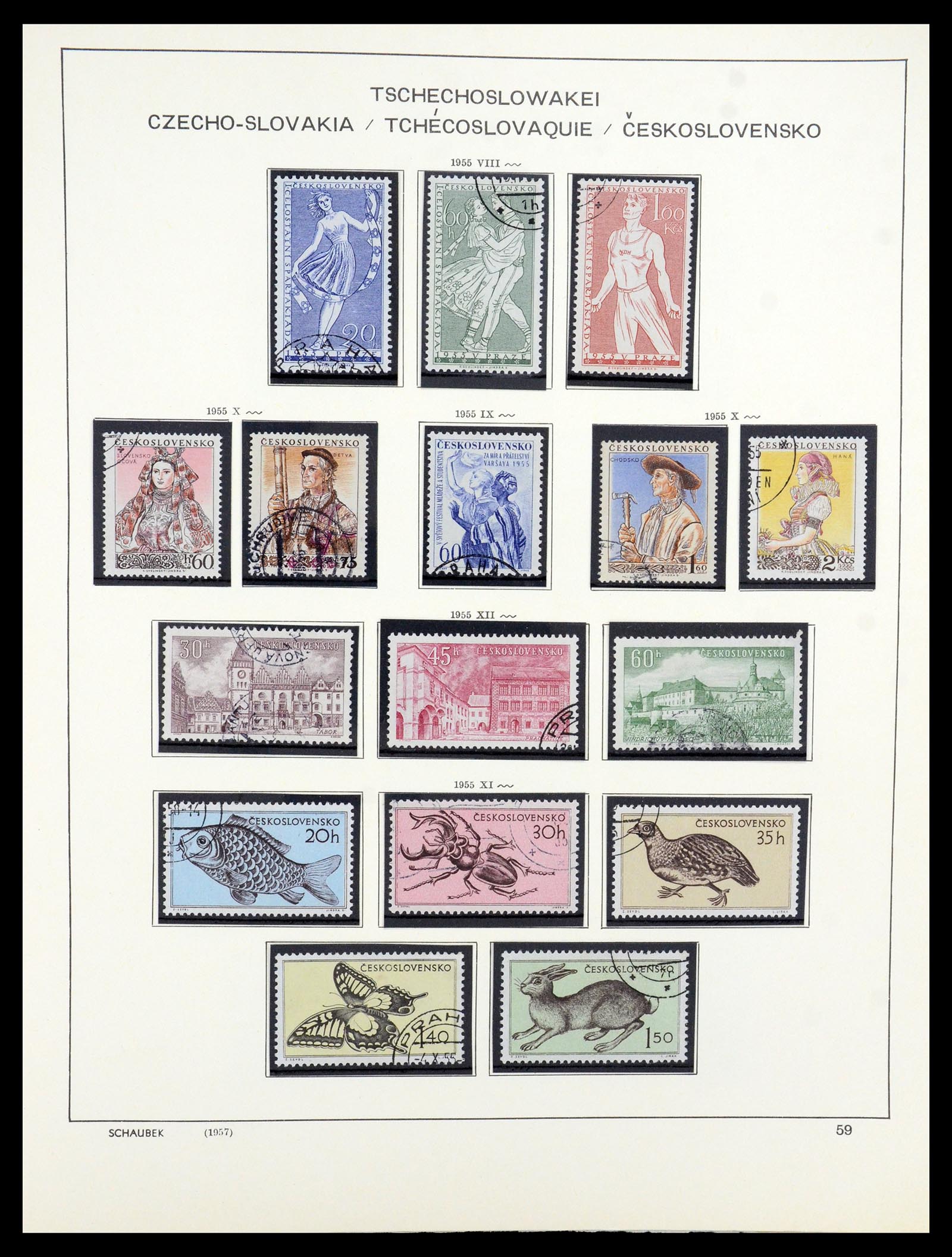 35576 051 - Postzegelverzameling 35576 Tsjechoslowakije 1945-1992.
