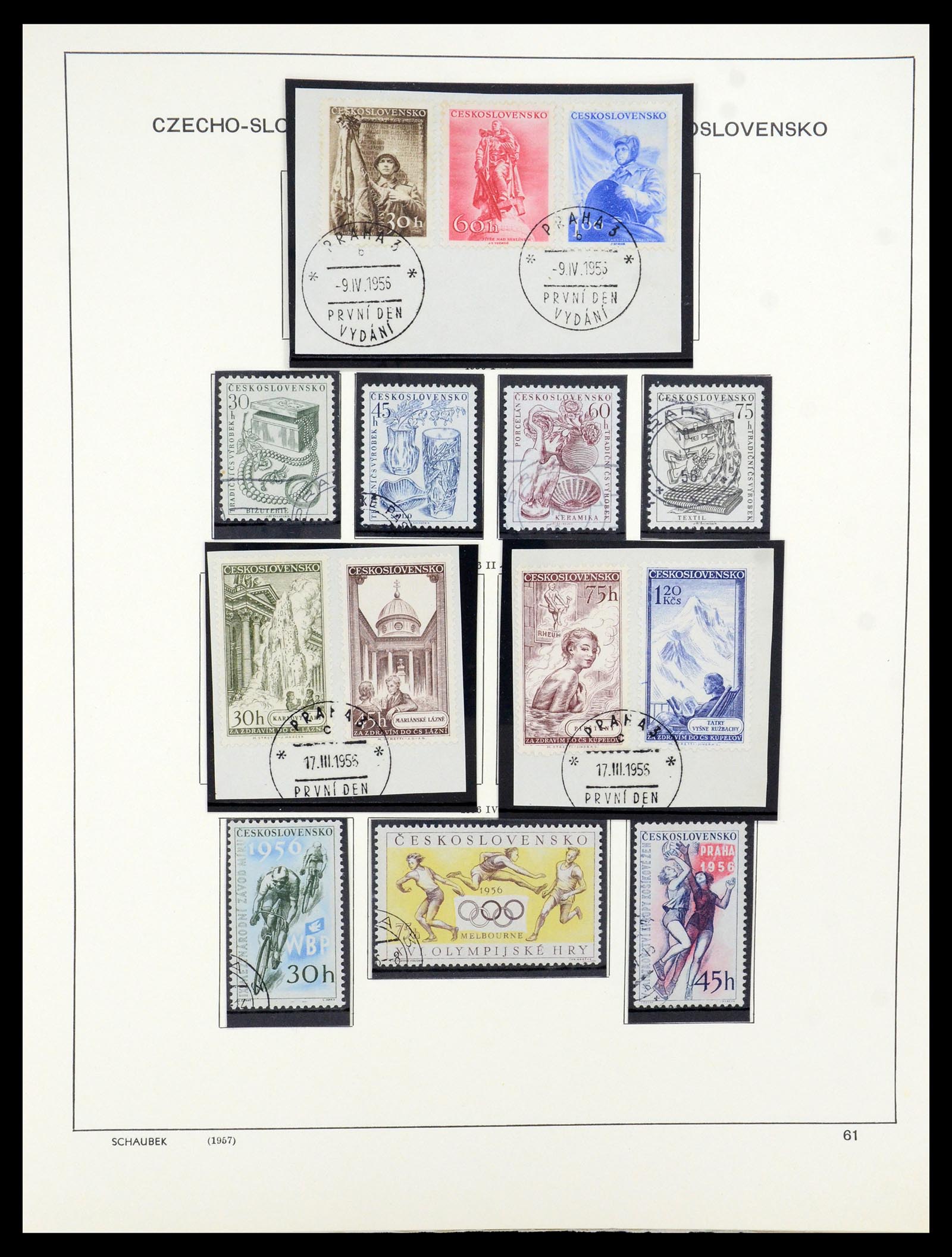 35576 054 - Postzegelverzameling 35576 Tsjechoslowakije 1945-1992.