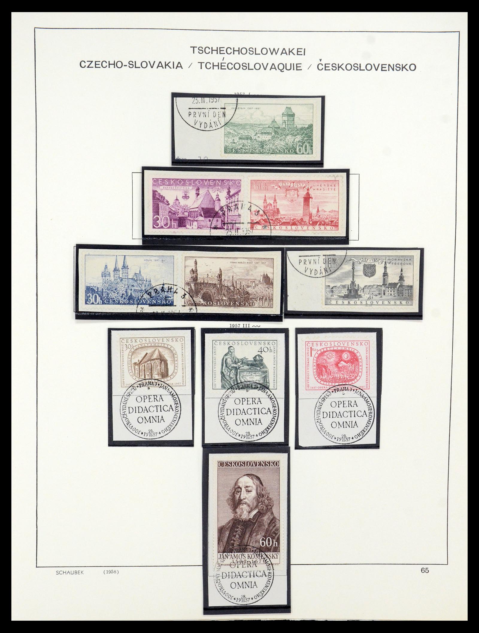35576 058 - Postzegelverzameling 35576 Tsjechoslowakije 1945-1992.