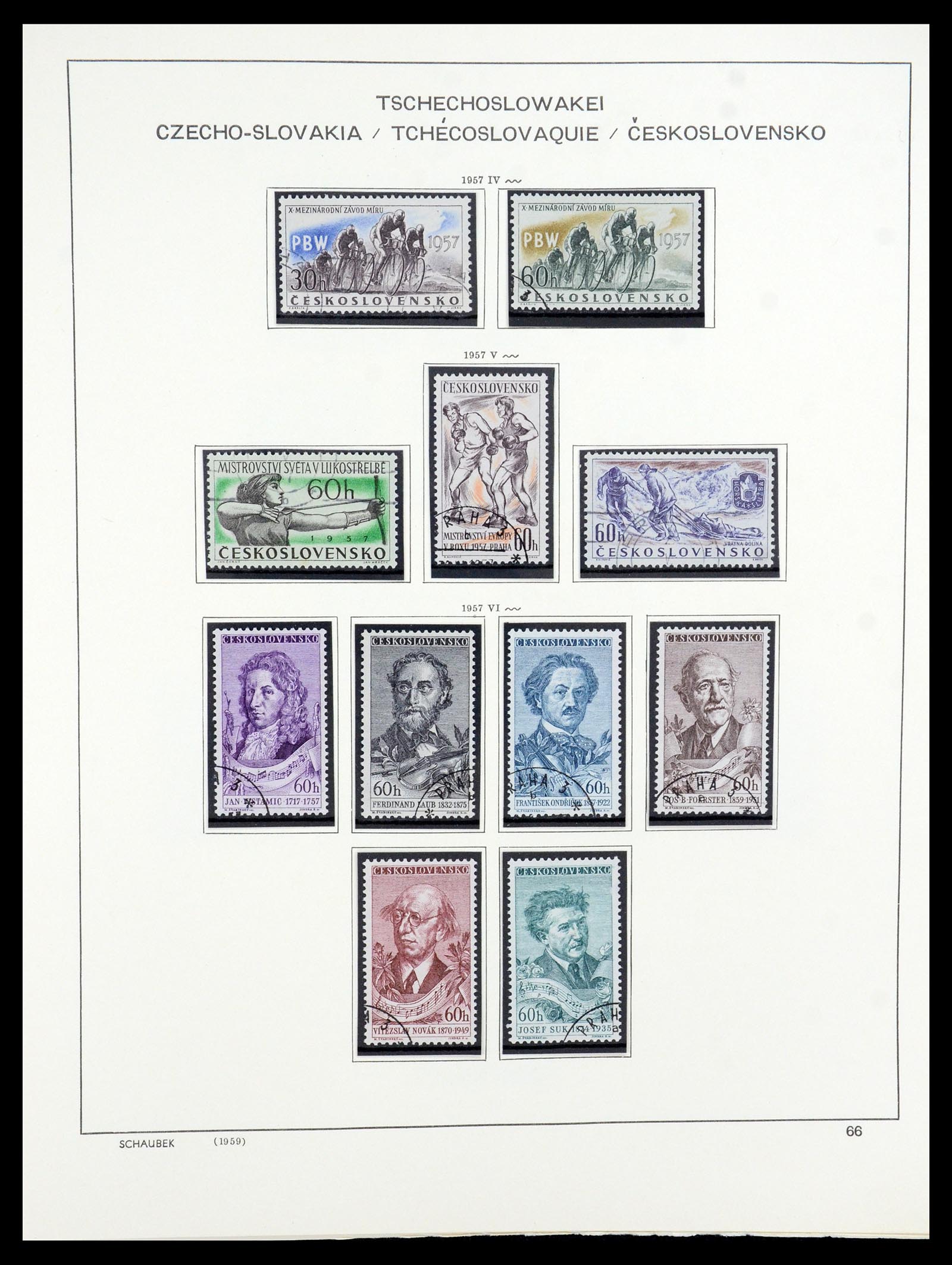 35576 059 - Postzegelverzameling 35576 Tsjechoslowakije 1945-1992.