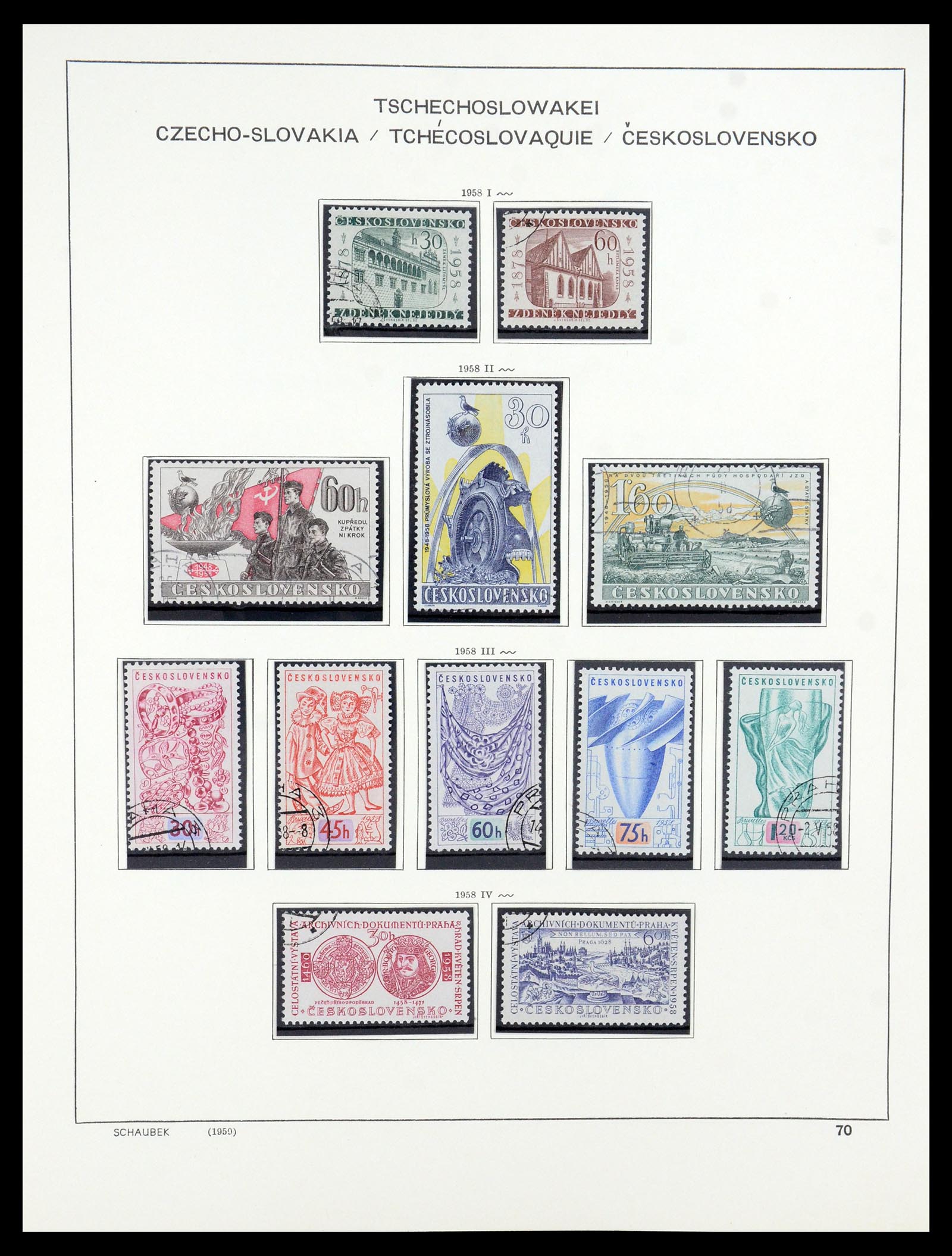35576 065 - Postzegelverzameling 35576 Tsjechoslowakije 1945-1992.