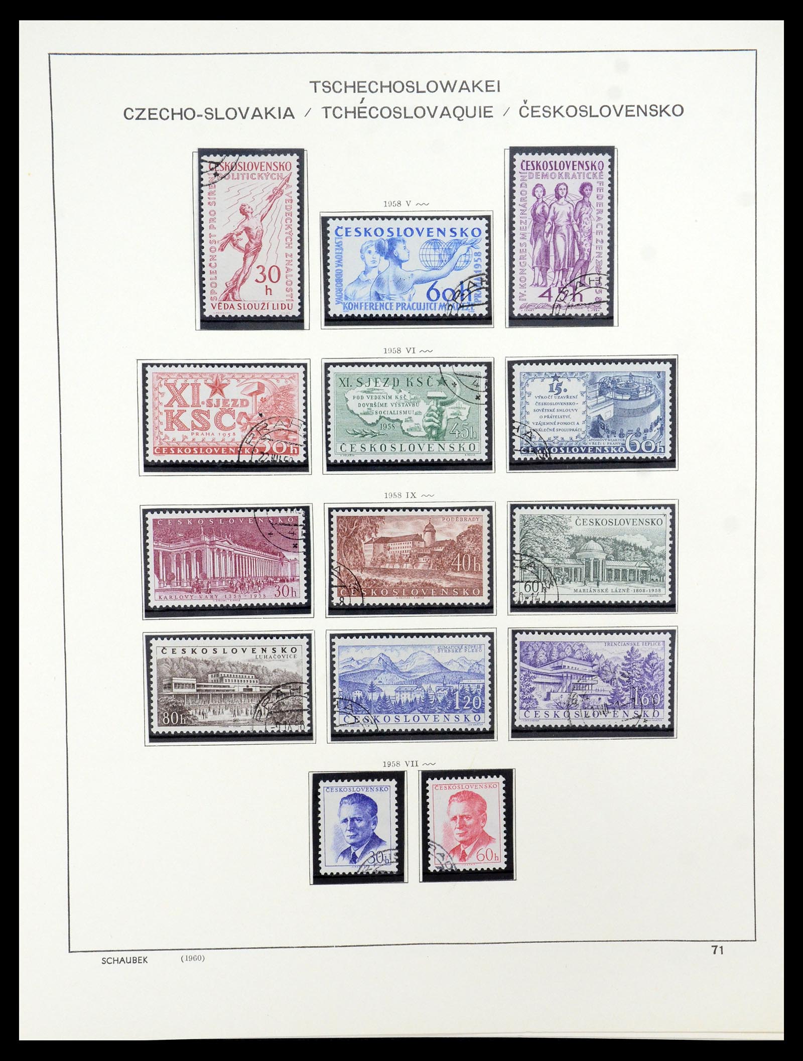 35576 066 - Postzegelverzameling 35576 Tsjechoslowakije 1945-1992.