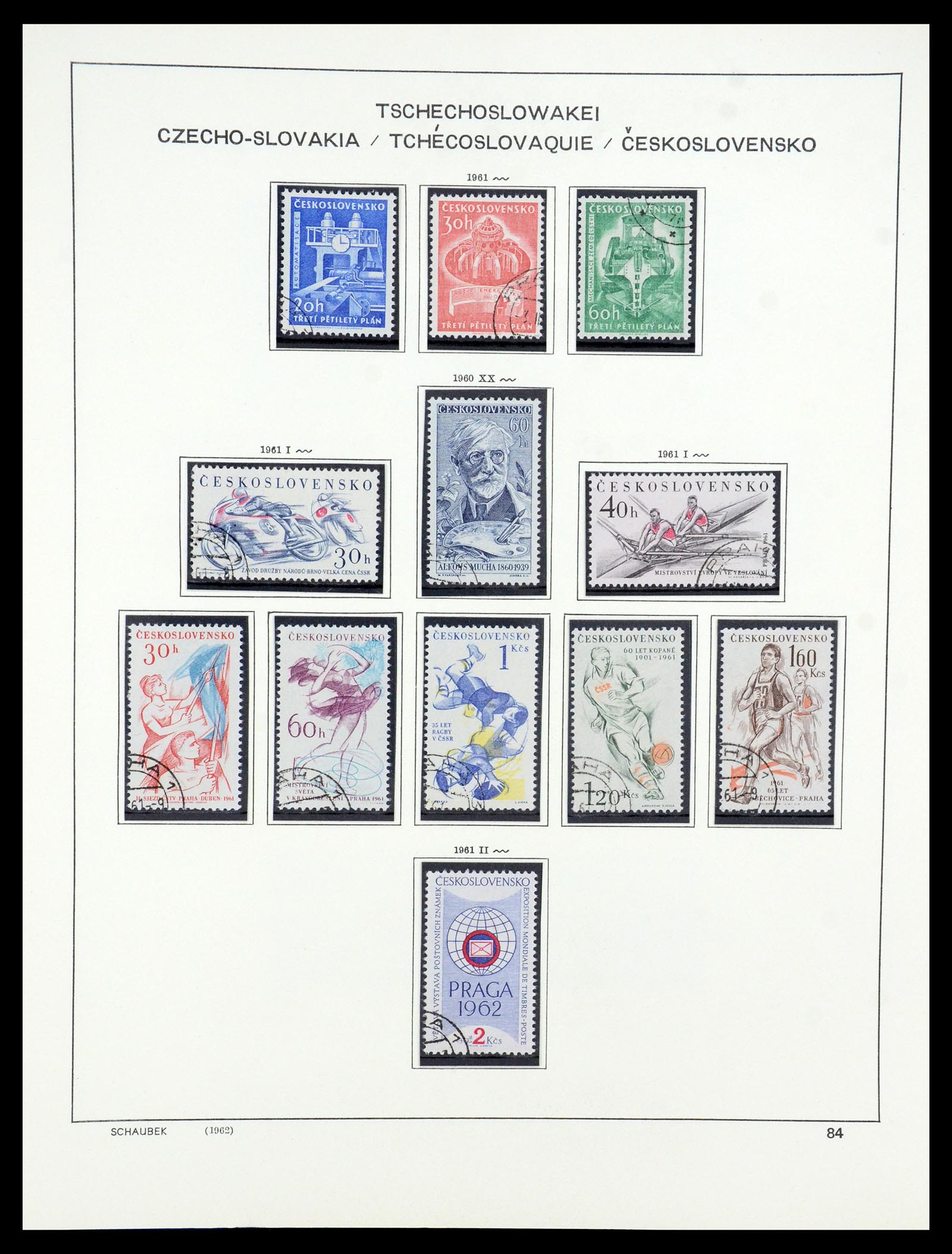 35576 080 - Postzegelverzameling 35576 Tsjechoslowakije 1945-1992.