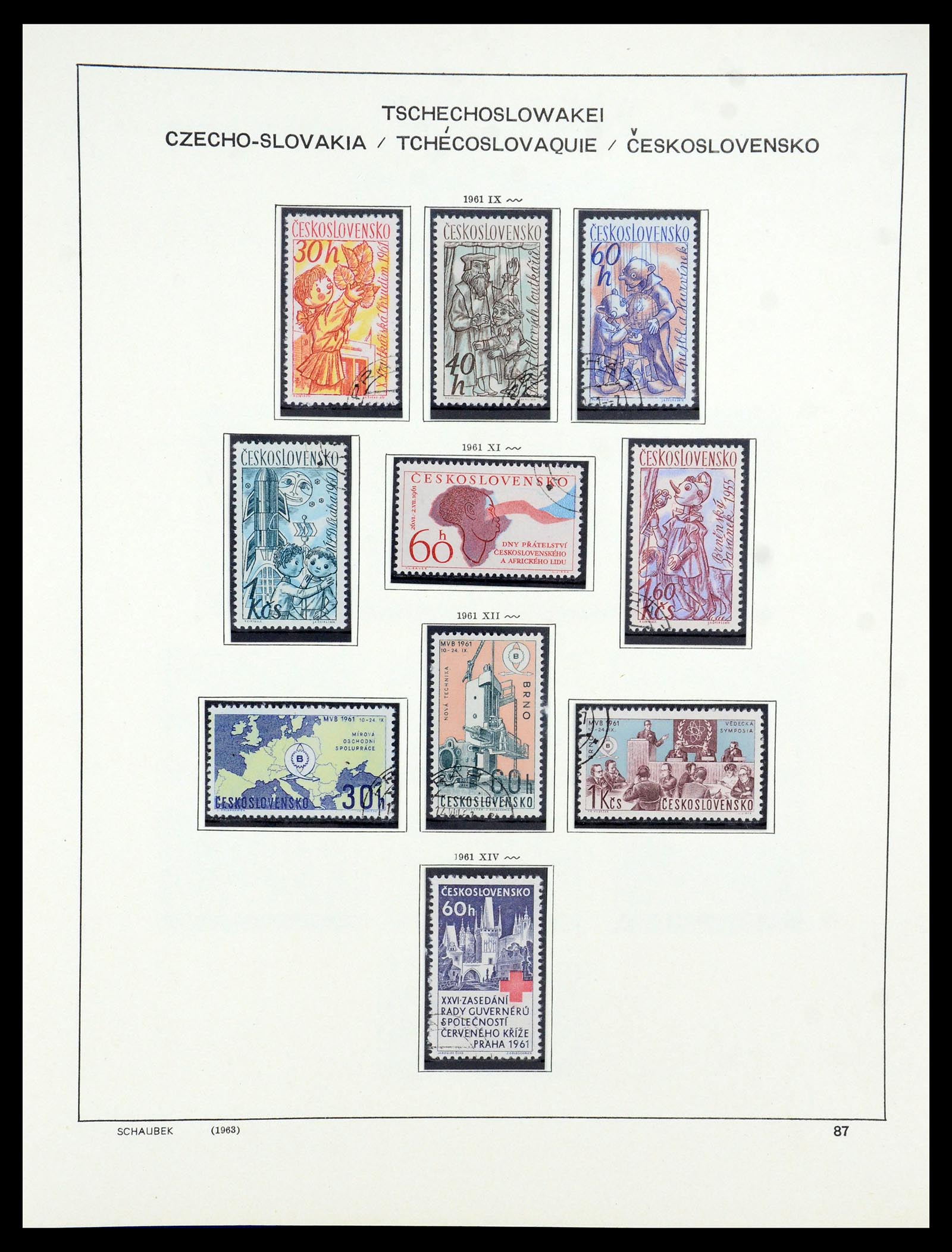 35576 083 - Postzegelverzameling 35576 Tsjechoslowakije 1945-1992.