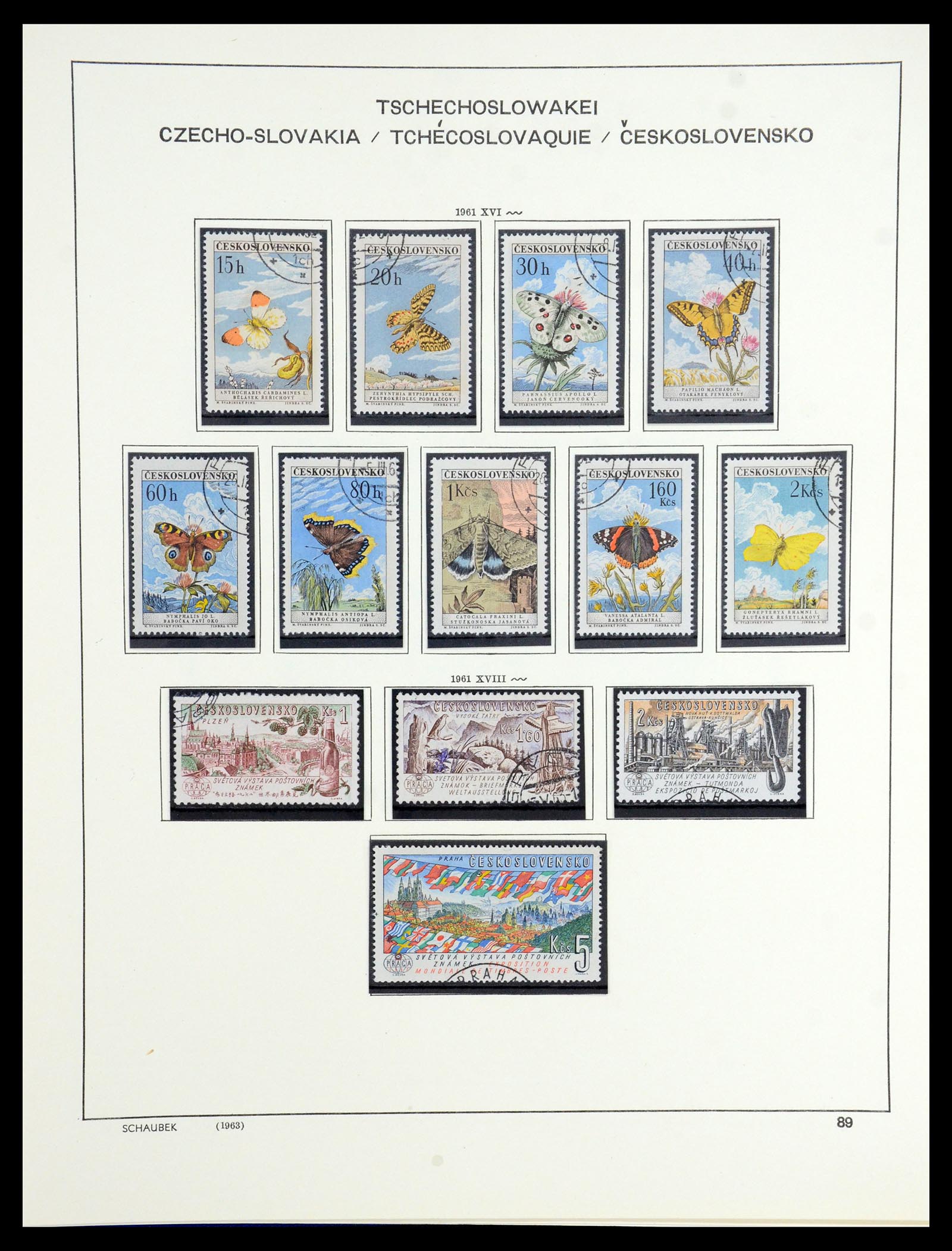 35576 085 - Postzegelverzameling 35576 Tsjechoslowakije 1945-1992.