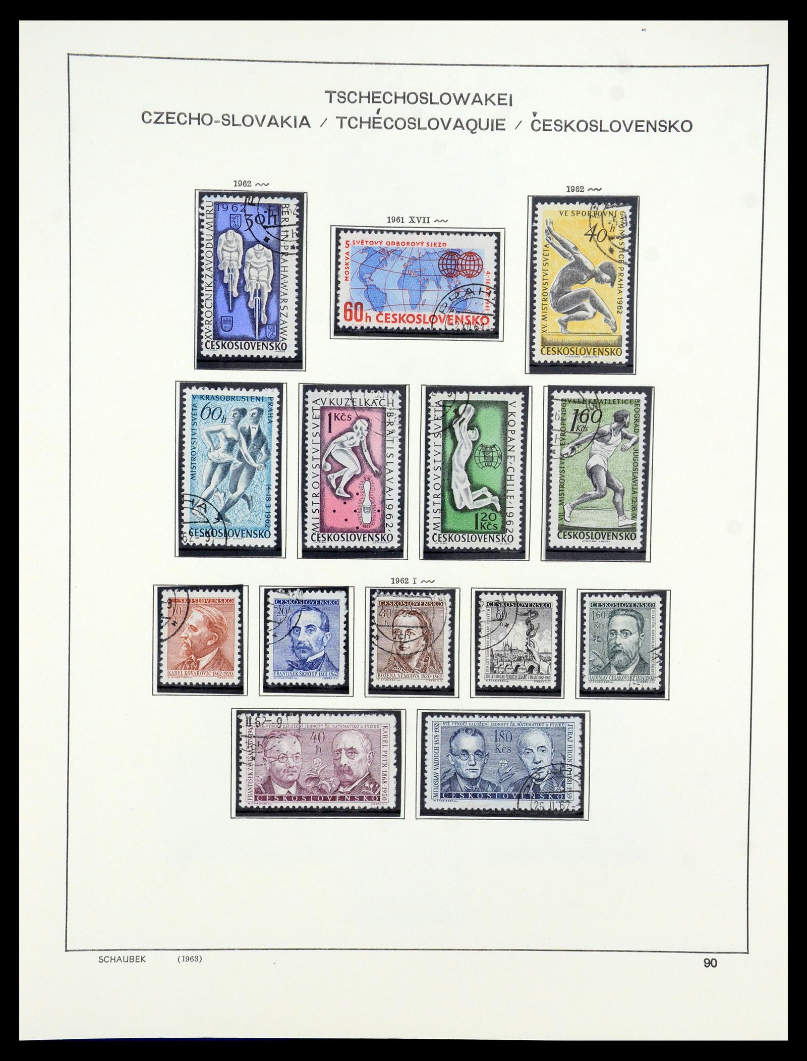 35576 087 - Postzegelverzameling 35576 Tsjechoslowakije 1945-1992.