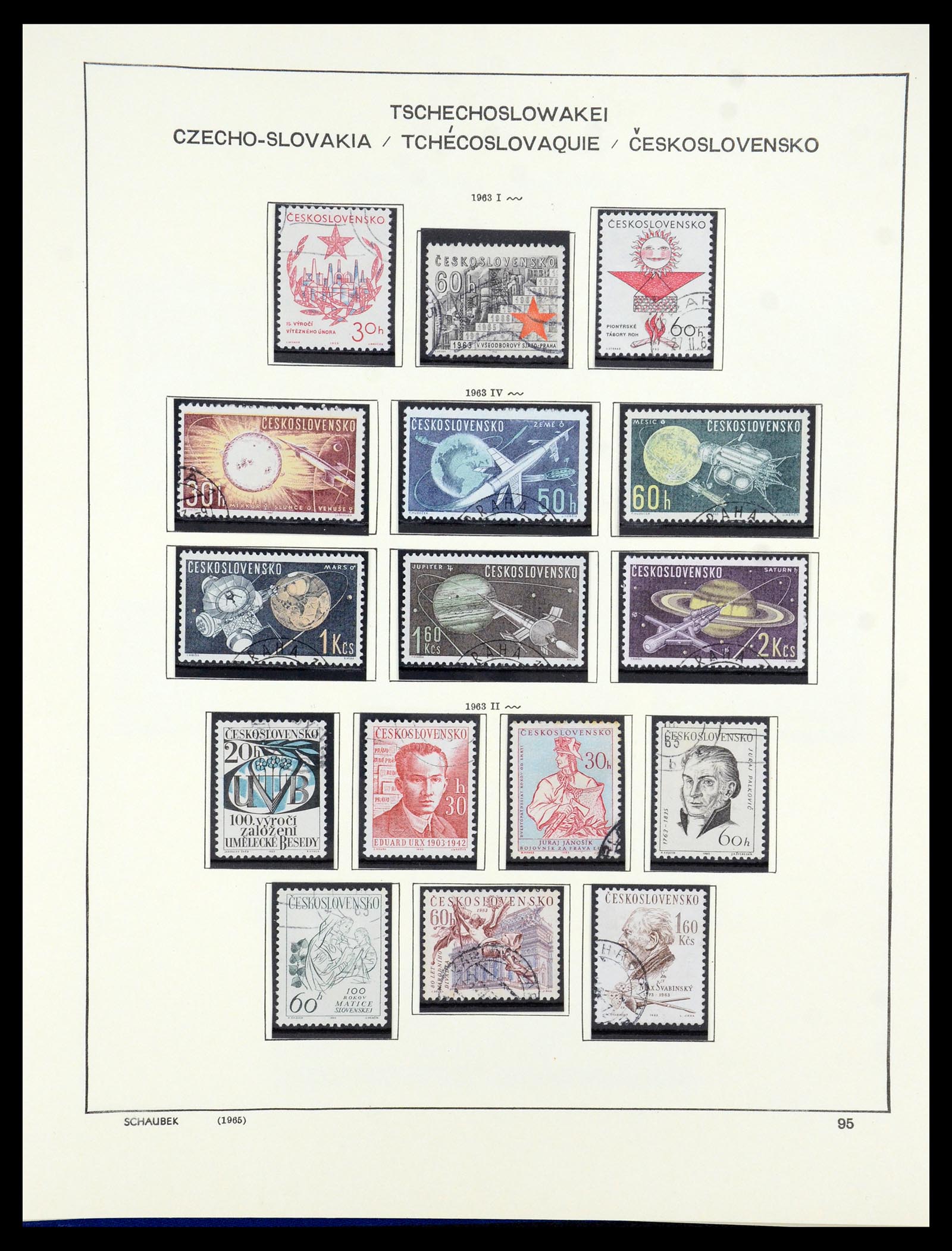 35576 094 - Postzegelverzameling 35576 Tsjechoslowakije 1945-1992.