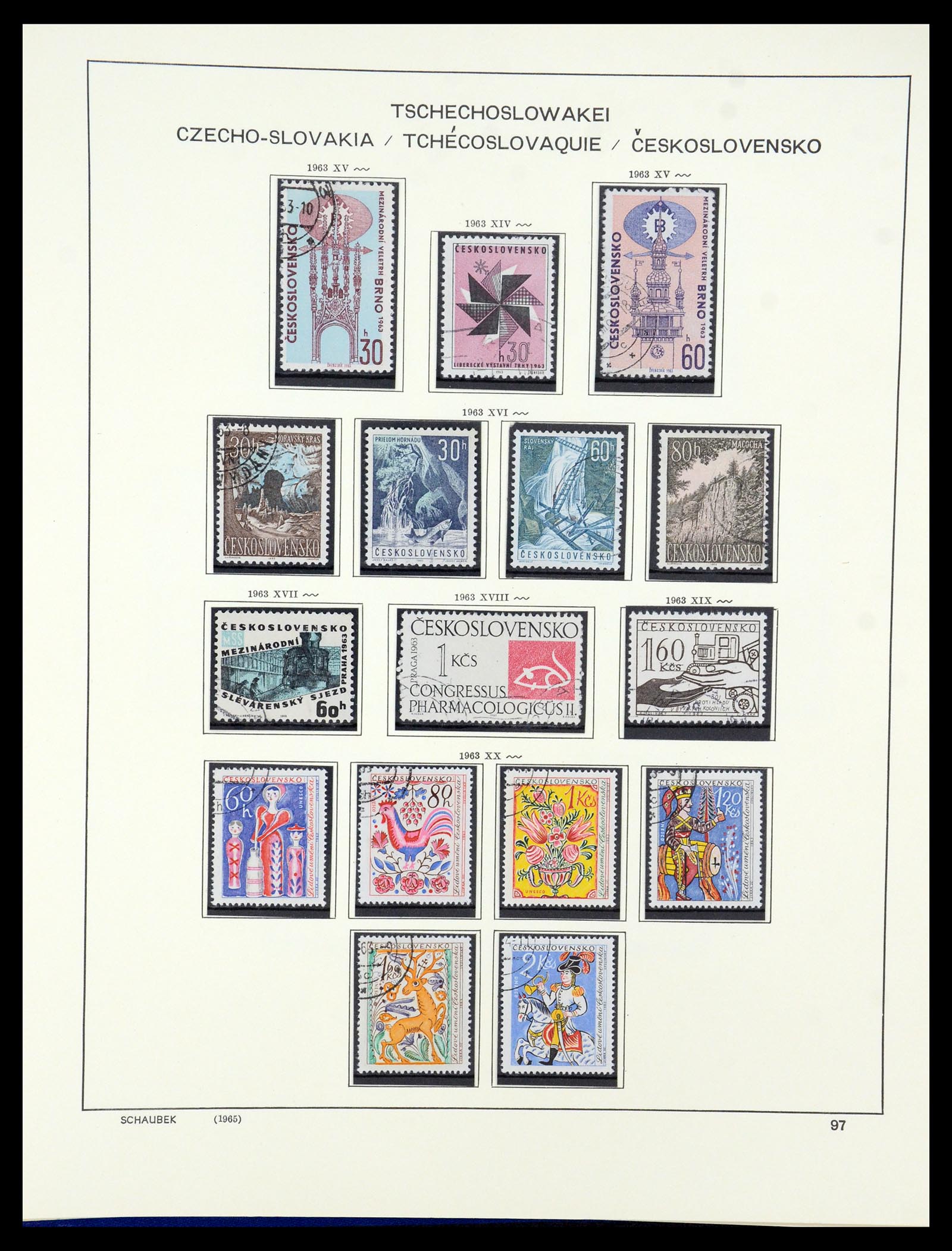 35576 096 - Postzegelverzameling 35576 Tsjechoslowakije 1945-1992.