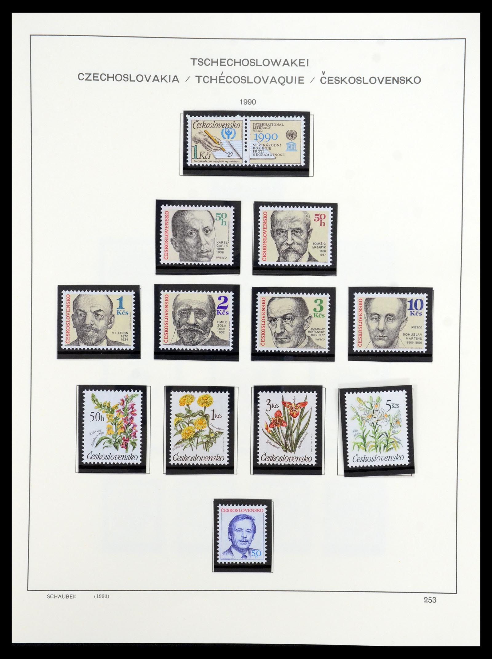 35576 447 - Postzegelverzameling 35576 Tsjechoslowakije 1945-1992.