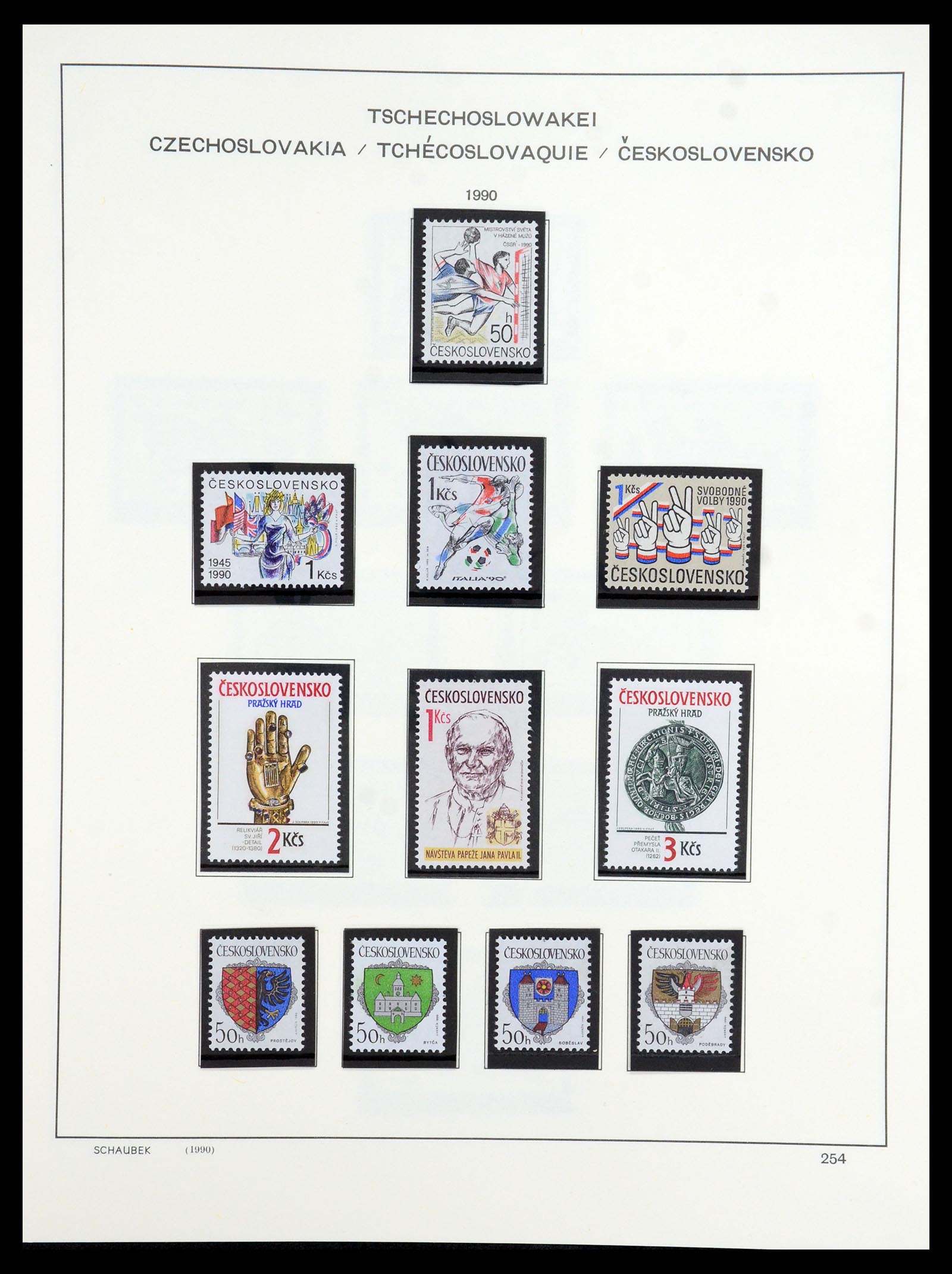 35576 448 - Postzegelverzameling 35576 Tsjechoslowakije 1945-1992.