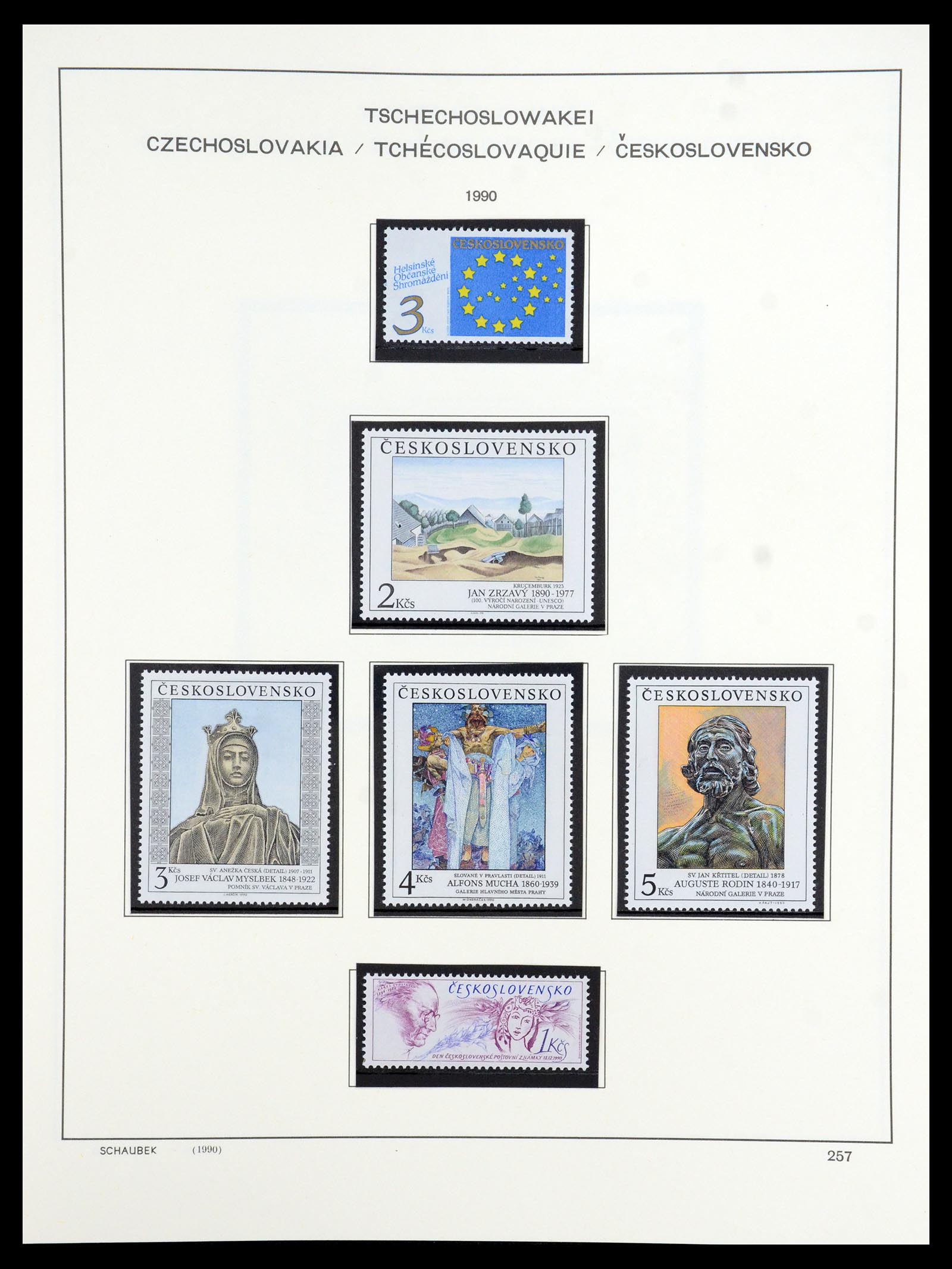 35576 451 - Postzegelverzameling 35576 Tsjechoslowakije 1945-1992.