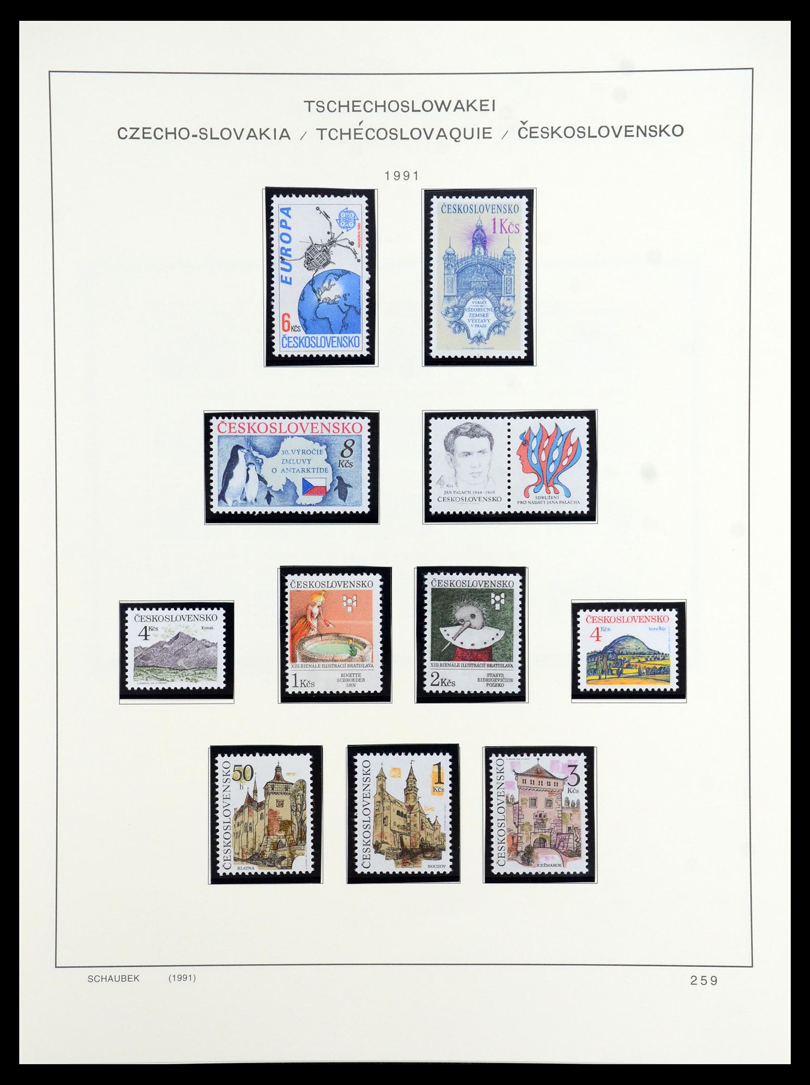 35576 463 - Postzegelverzameling 35576 Tsjechoslowakije 1945-1992.