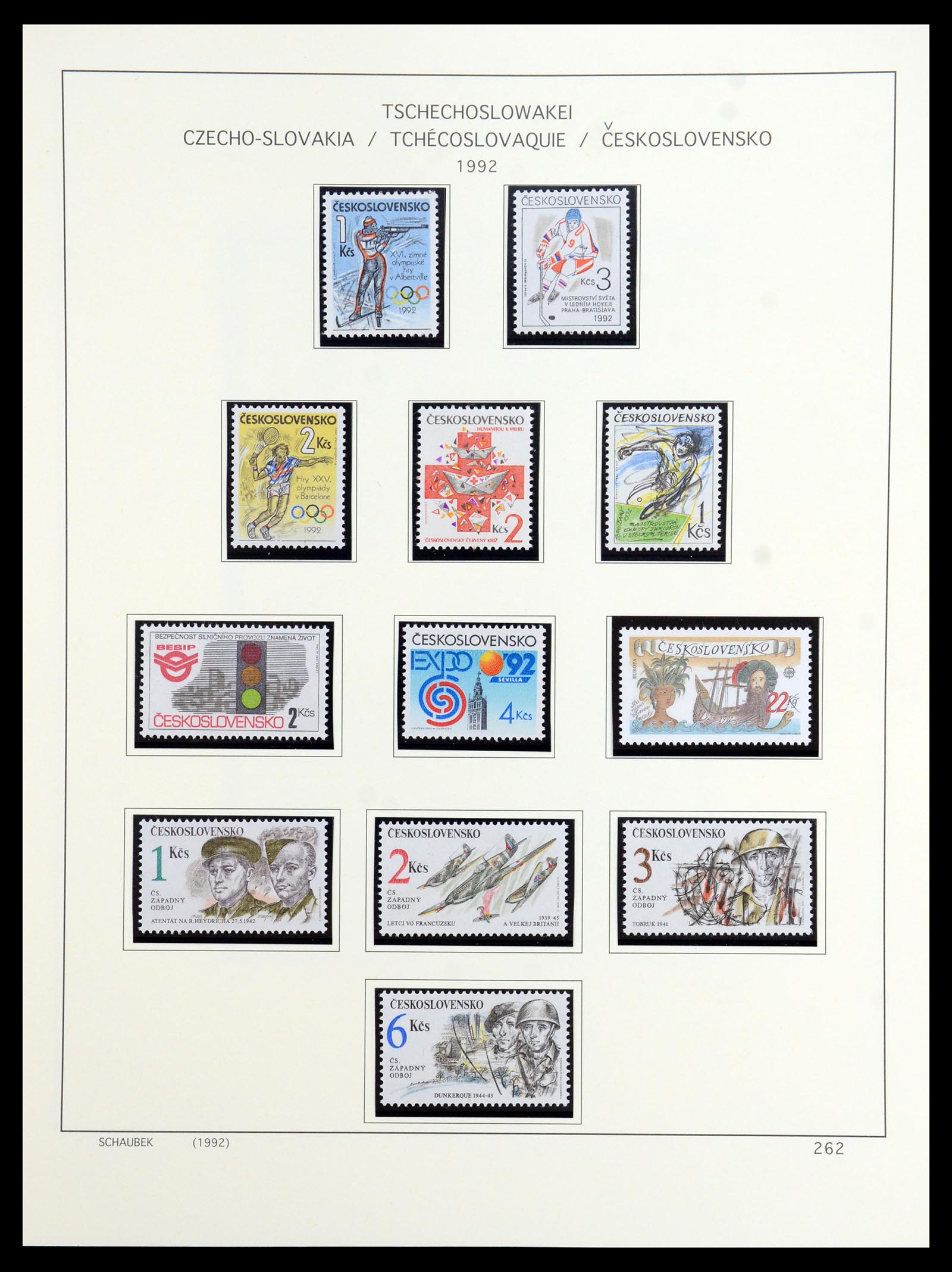 35576 475 - Postzegelverzameling 35576 Tsjechoslowakije 1945-1992.