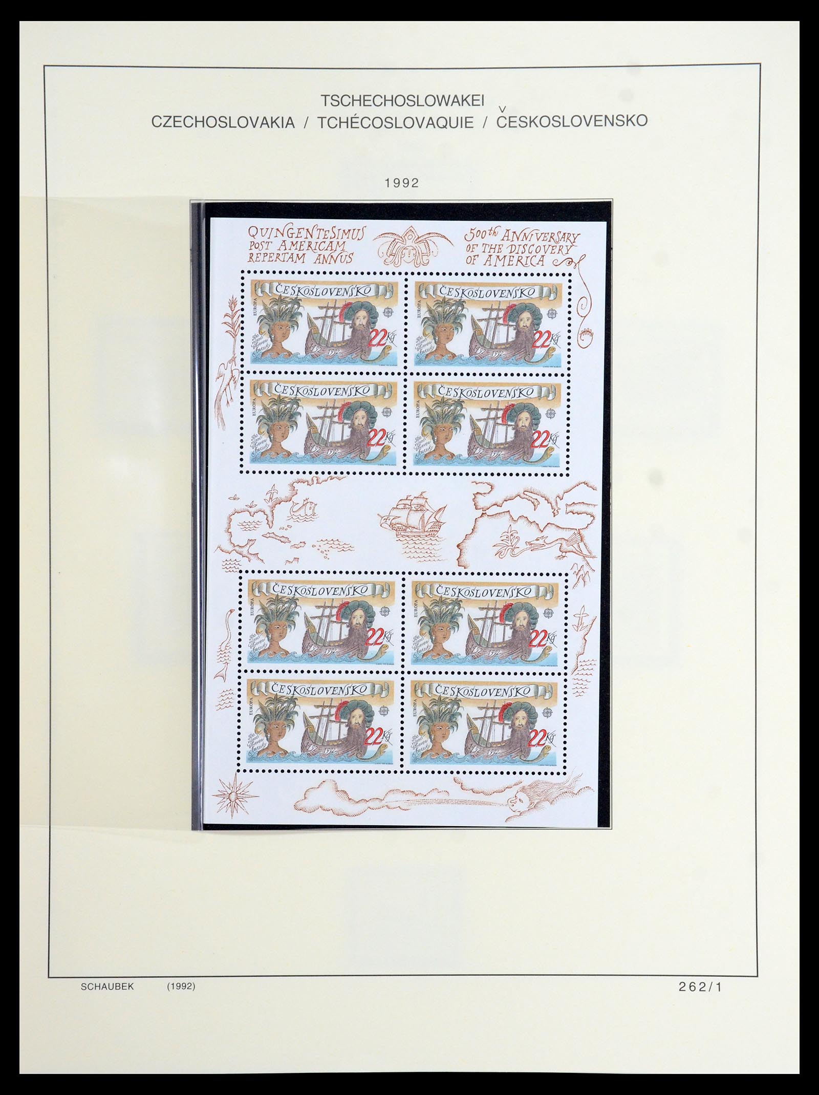 35576 476 - Postzegelverzameling 35576 Tsjechoslowakije 1945-1992.