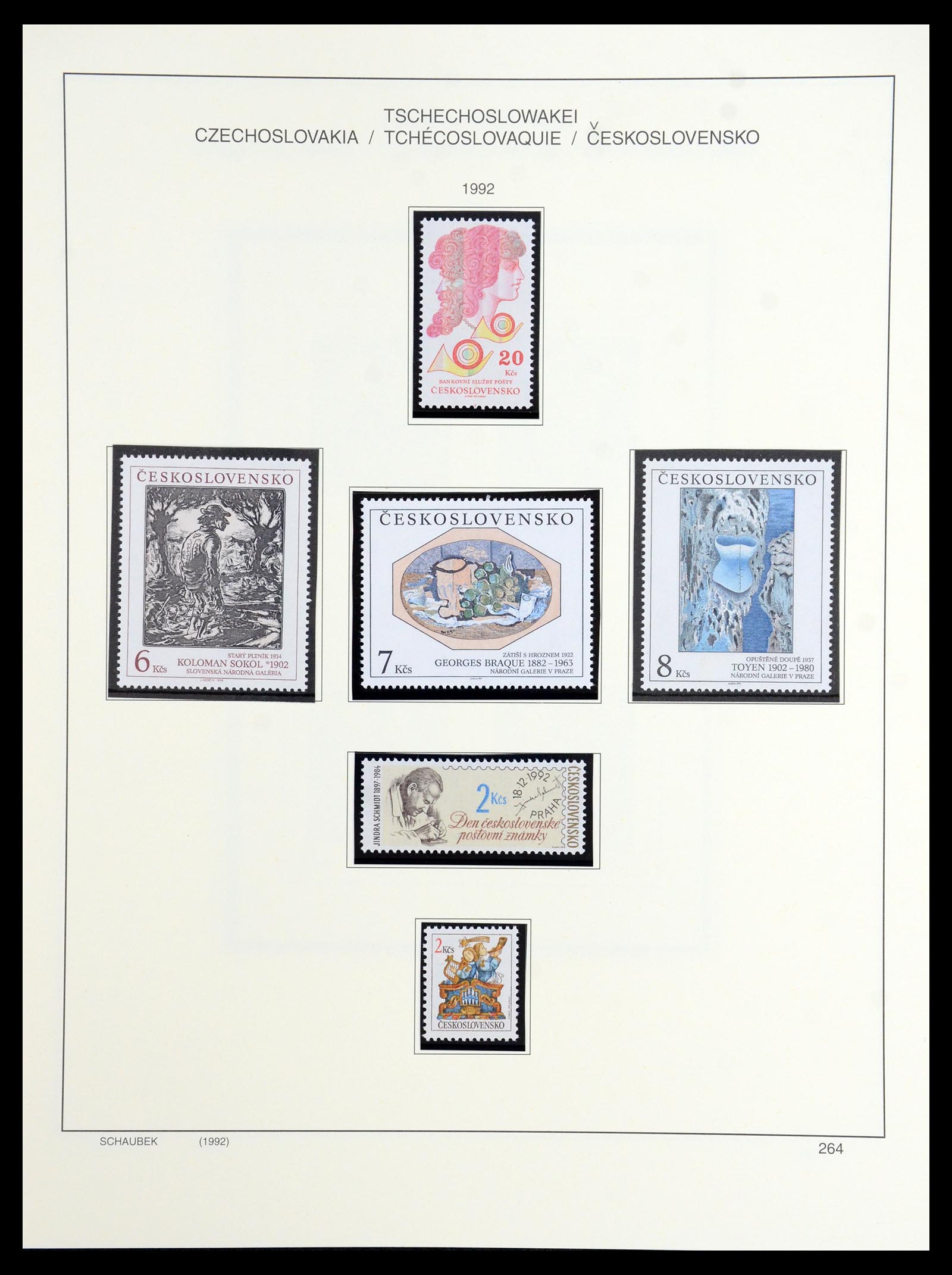 35576 481 - Postzegelverzameling 35576 Tsjechoslowakije 1945-1992.