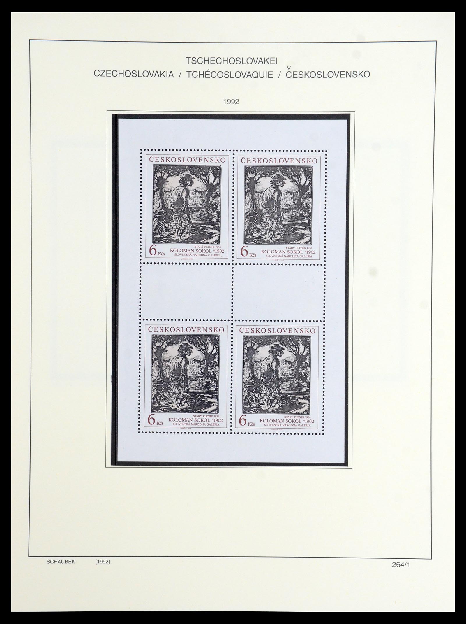 35576 482 - Postzegelverzameling 35576 Tsjechoslowakije 1945-1992.