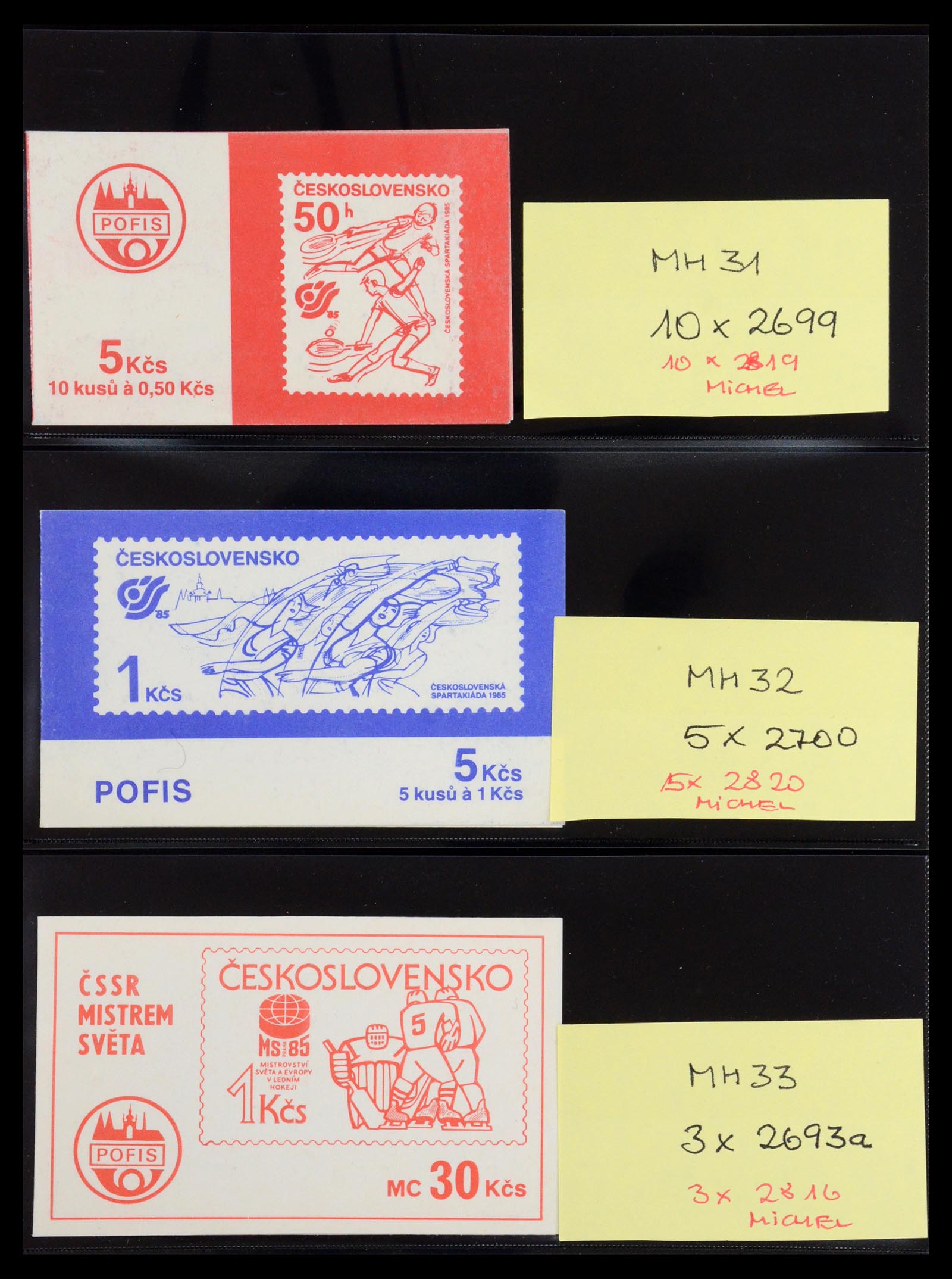 35576 492 - Postzegelverzameling 35576 Tsjechoslowakije 1945-1992.