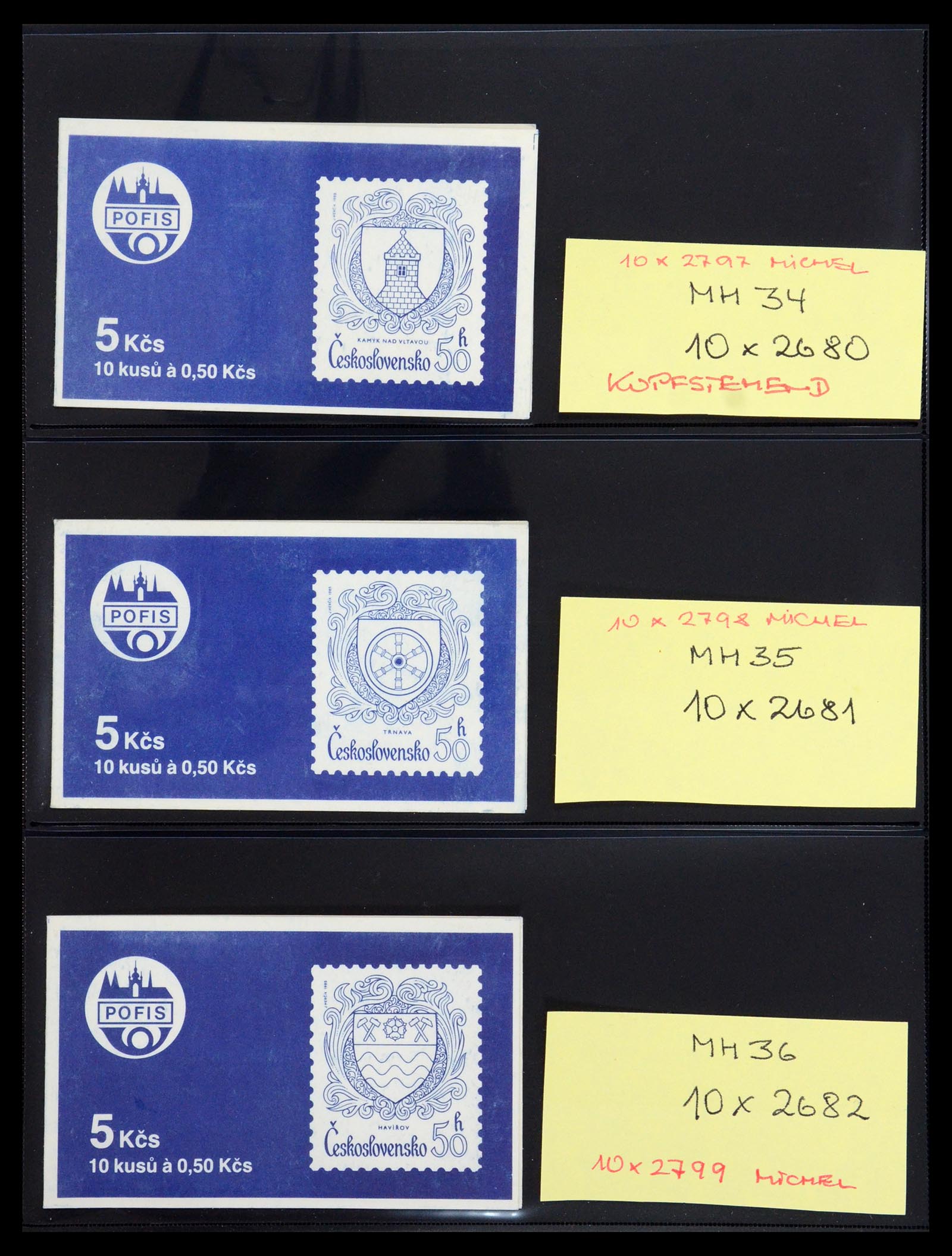 35576 493 - Postzegelverzameling 35576 Tsjechoslowakije 1945-1992.
