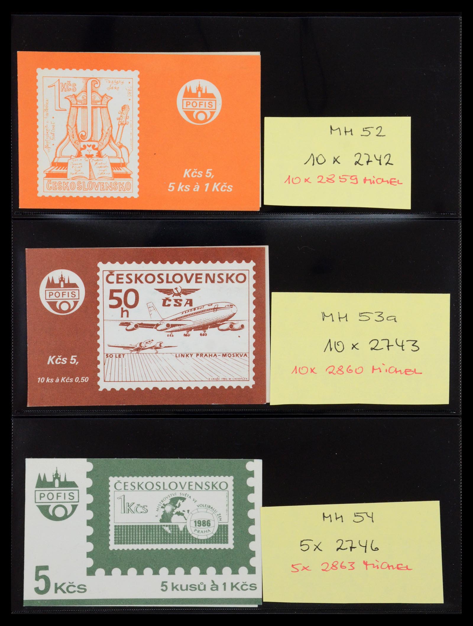 35576 498 - Postzegelverzameling 35576 Tsjechoslowakije 1945-1992.