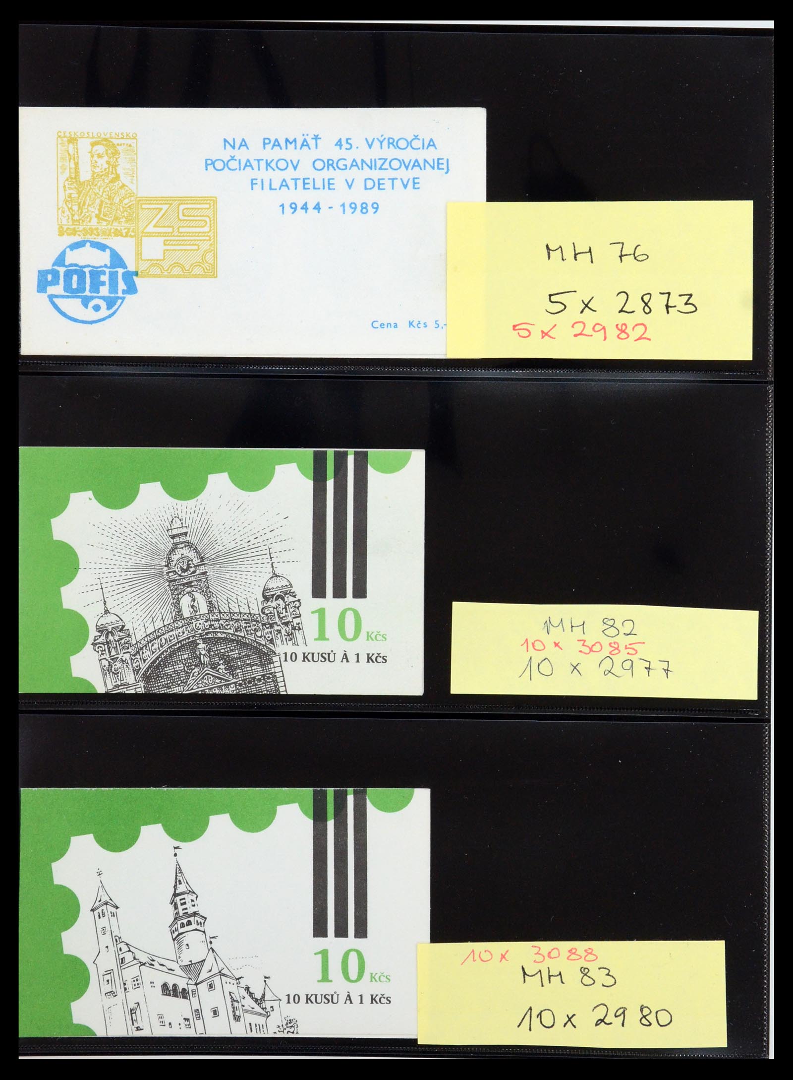 35576 504 - Postzegelverzameling 35576 Tsjechoslowakije 1945-1992.