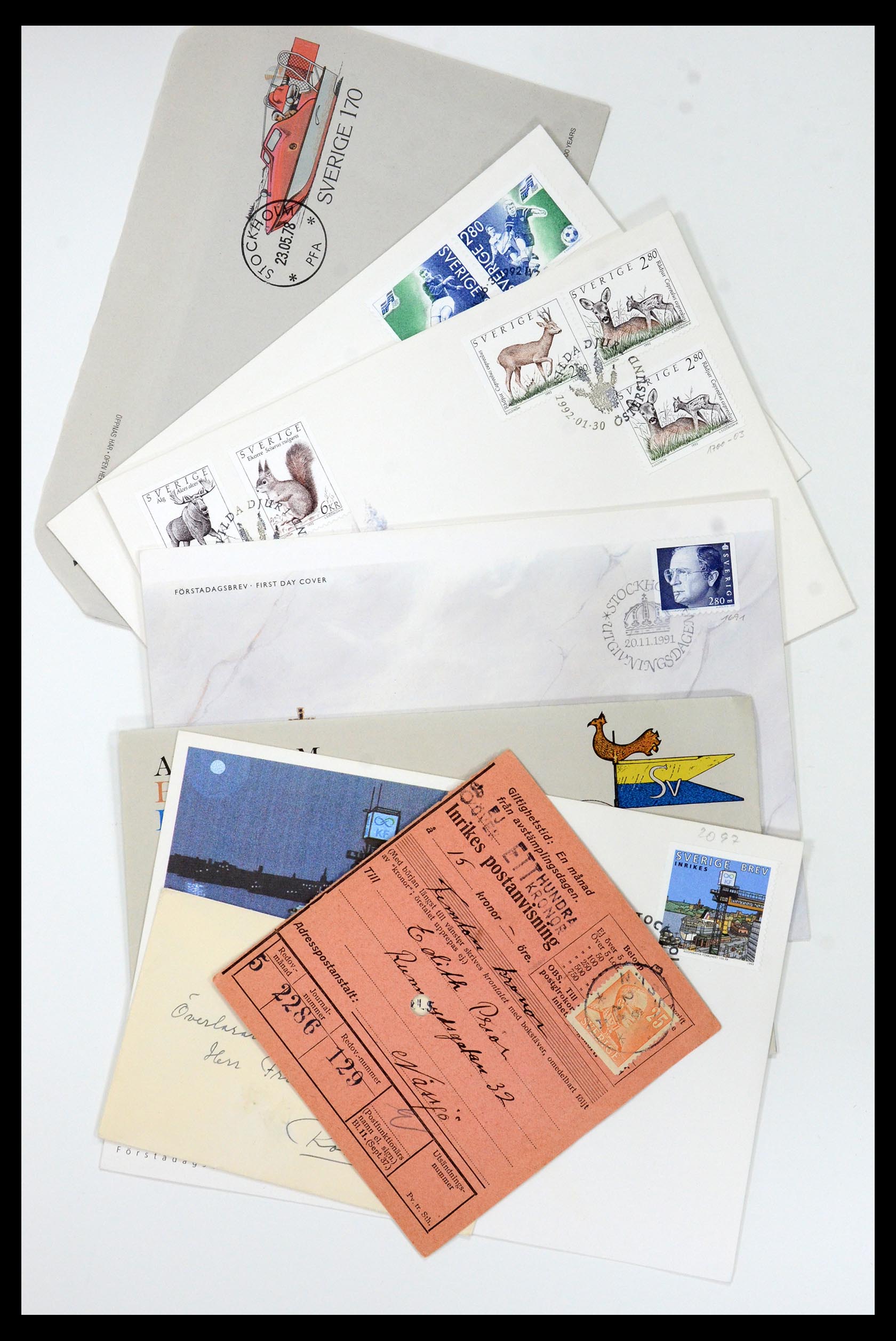 35578 001 - Postzegelverzameling 35578 Zweden uitzoekdoos.