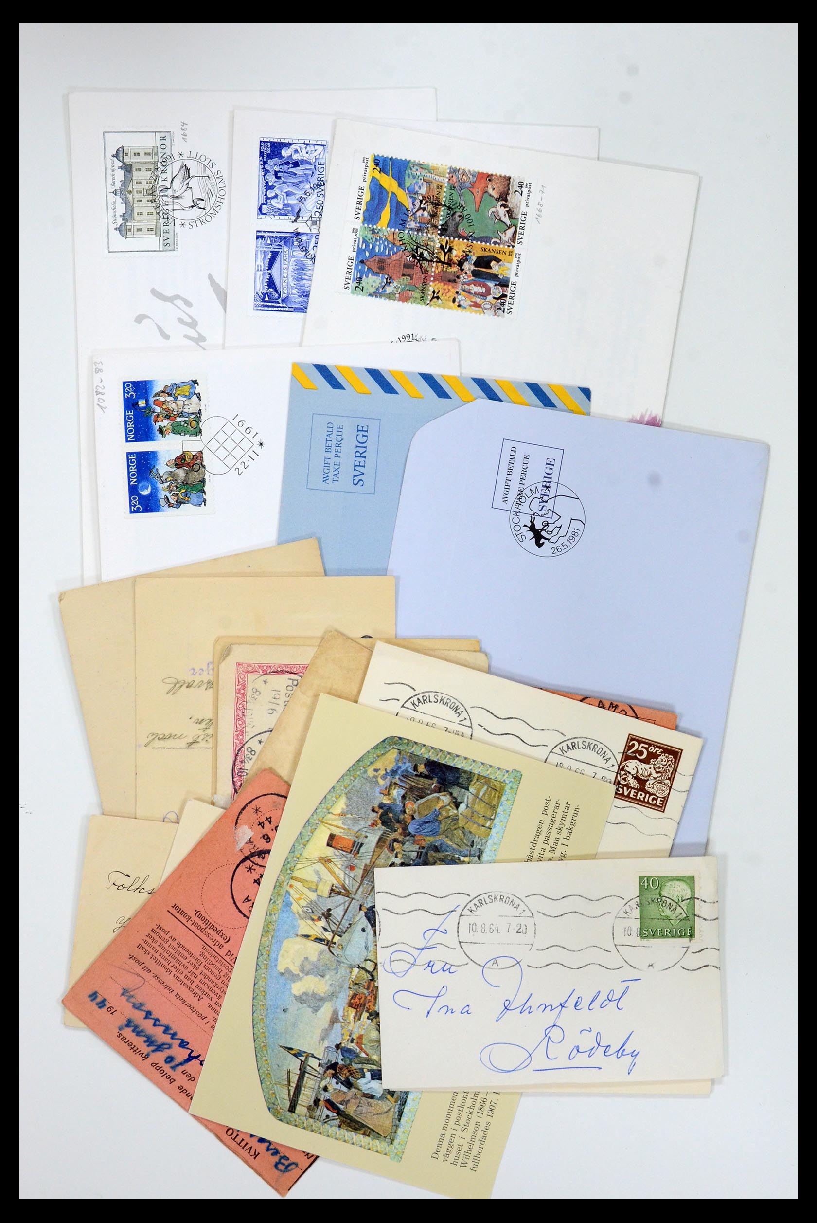 35578 003 - Postzegelverzameling 35578 Zweden uitzoekdoos.
