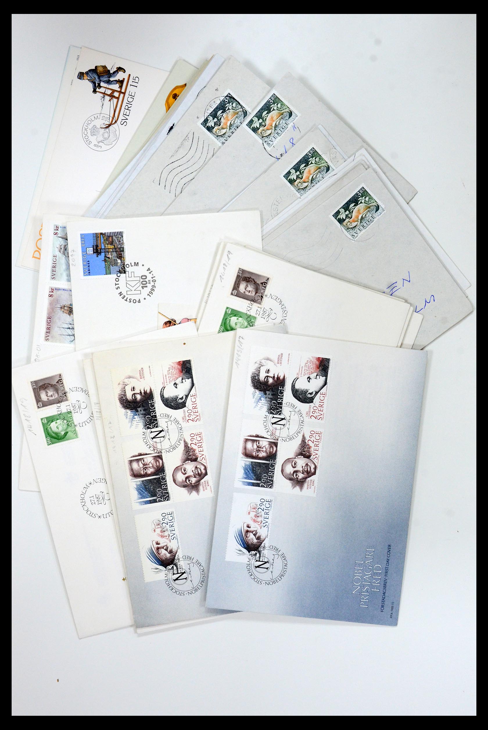 35578 012 - Postzegelverzameling 35578 Zweden uitzoekdoos.