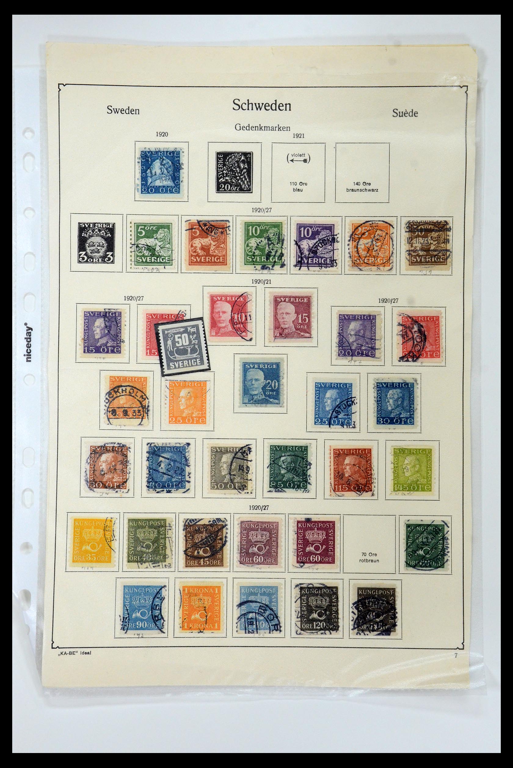 35578 026 - Postzegelverzameling 35578 Zweden uitzoekdoos.