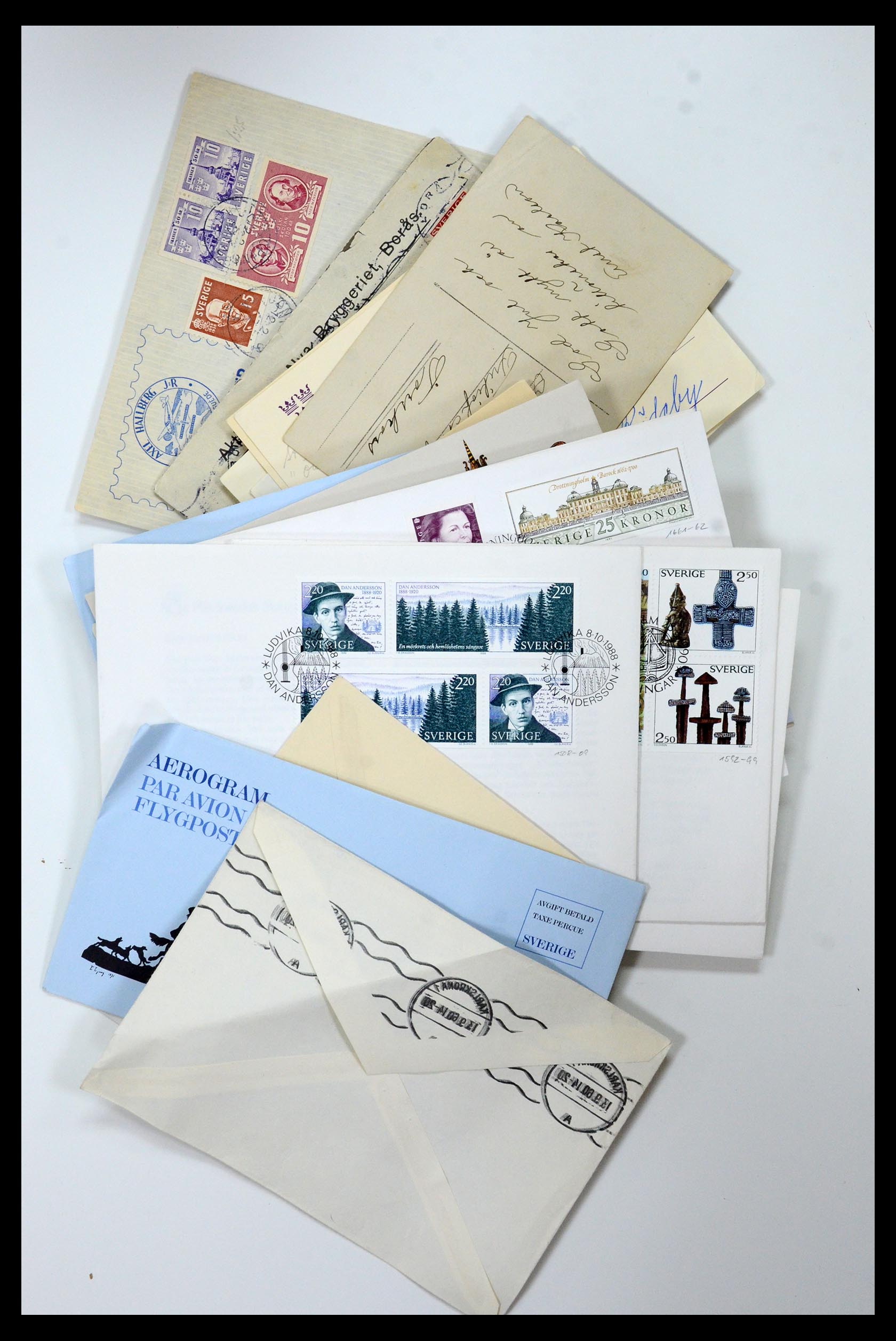 35578 033 - Postzegelverzameling 35578 Zweden uitzoekdoos.