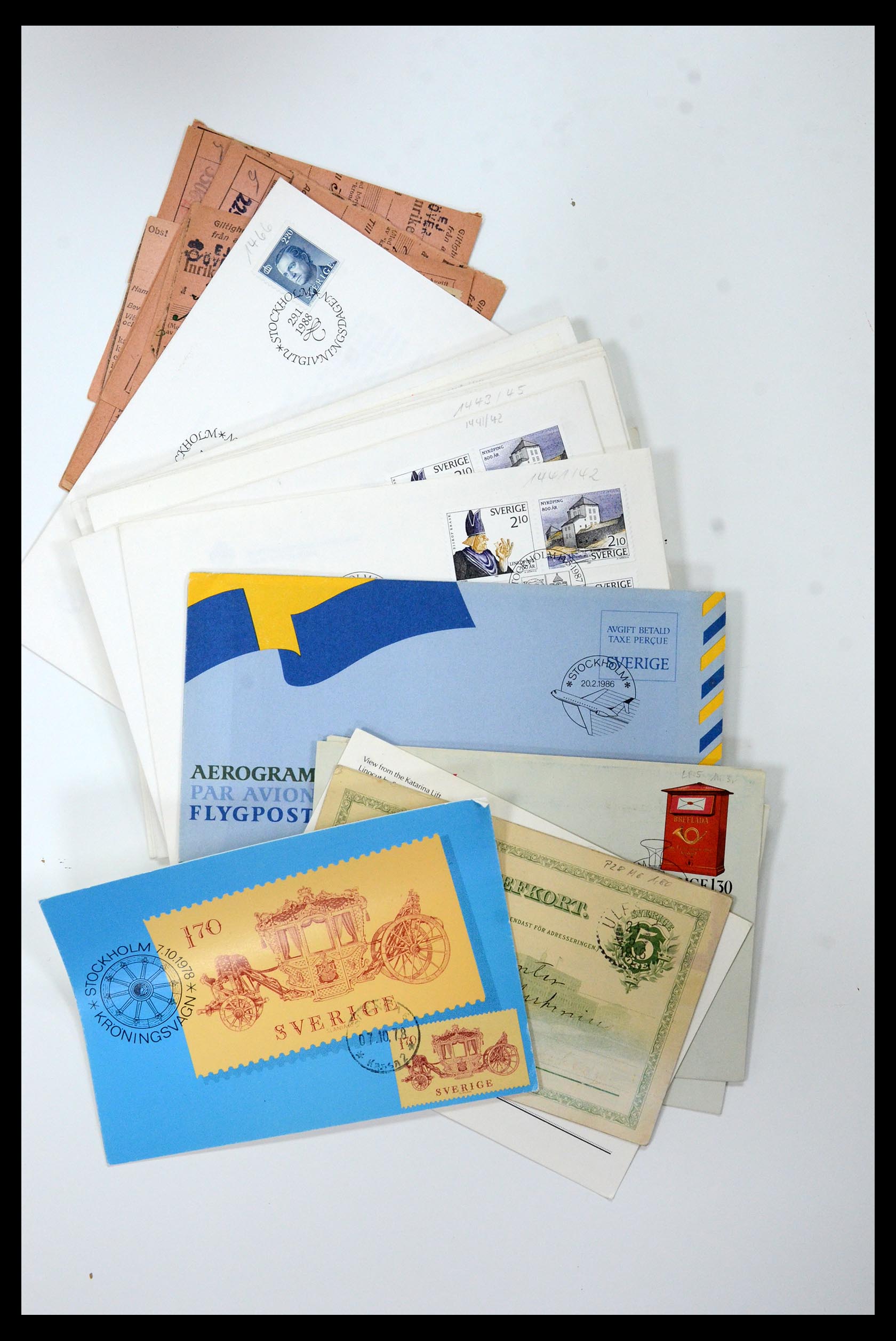 35578 034 - Postzegelverzameling 35578 Zweden uitzoekdoos.