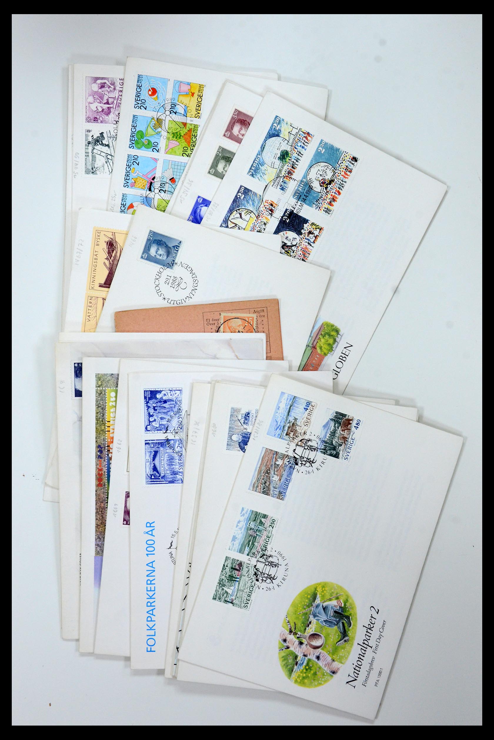 35578 037 - Postzegelverzameling 35578 Zweden uitzoekdoos.