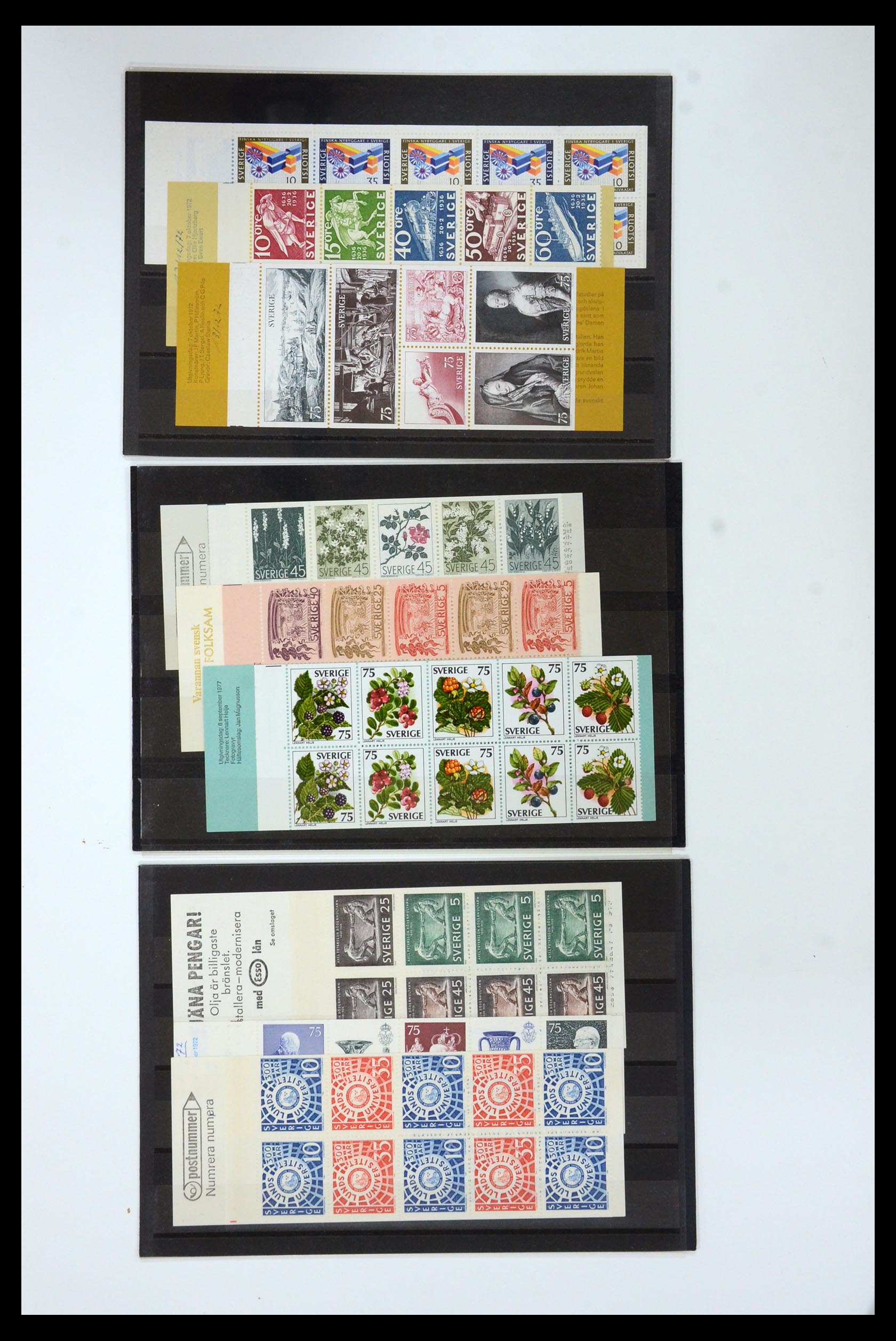 35578 039 - Stamp Collection 35578 Sweden sorting box.