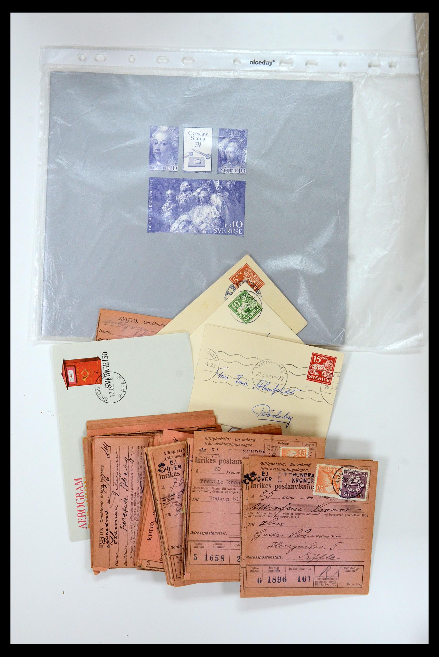 35578 043 - Postzegelverzameling 35578 Zweden uitzoekdoos.