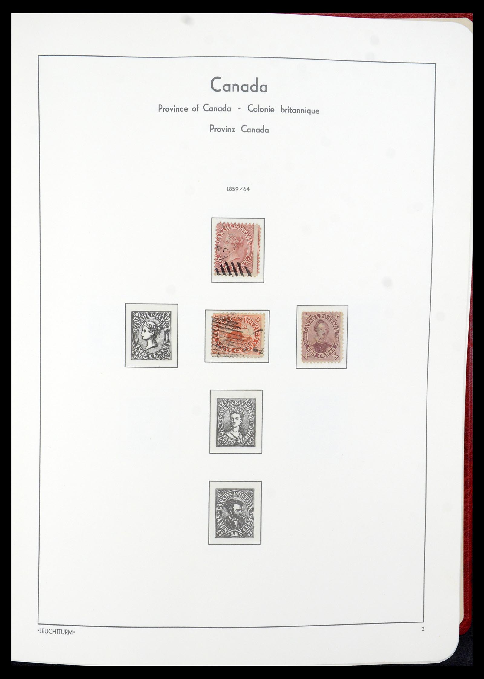 35579 002 - Postzegelverzameling 35579 Canada 1851-1982.