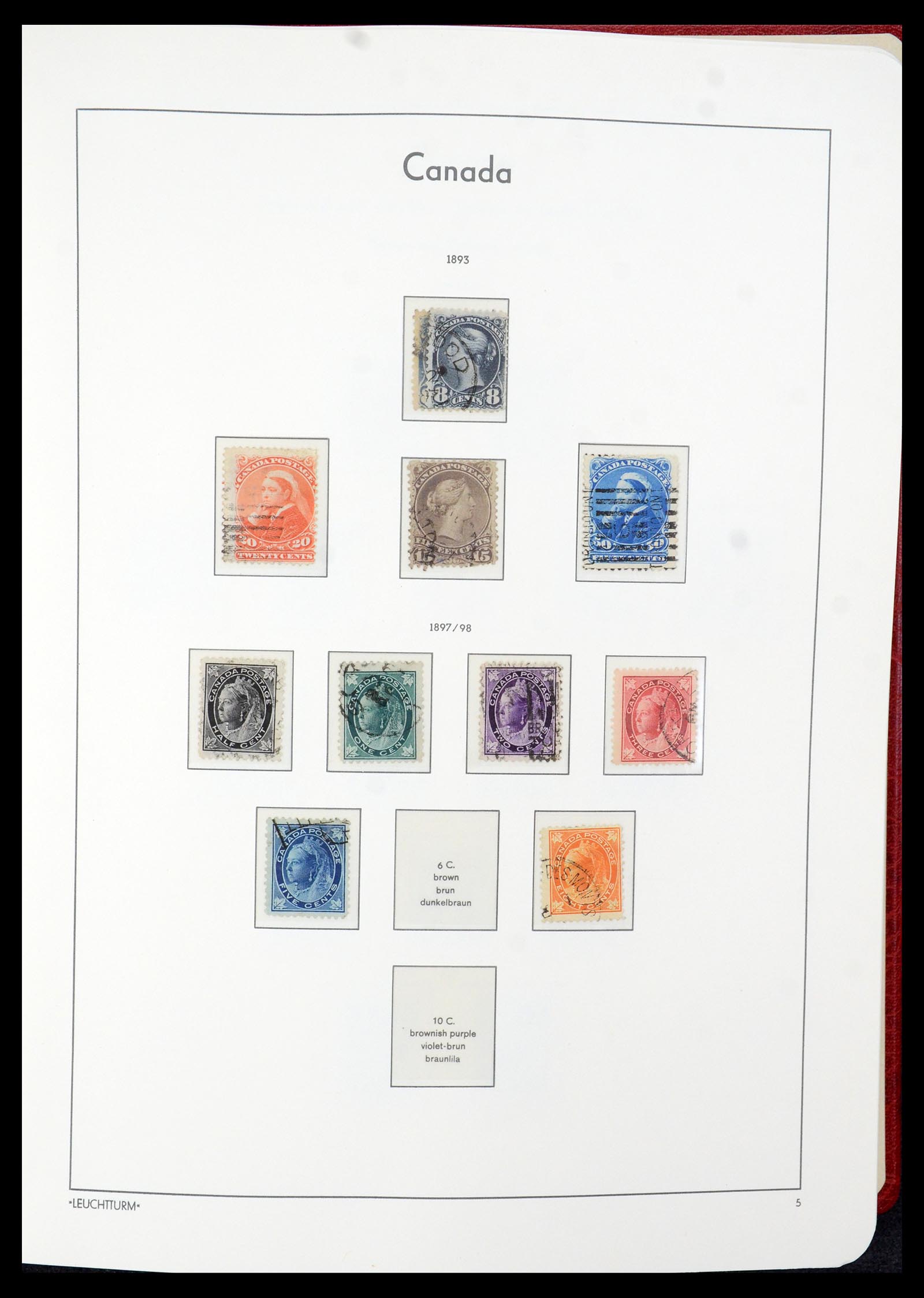 35579 006 - Postzegelverzameling 35579 Canada 1851-1982.