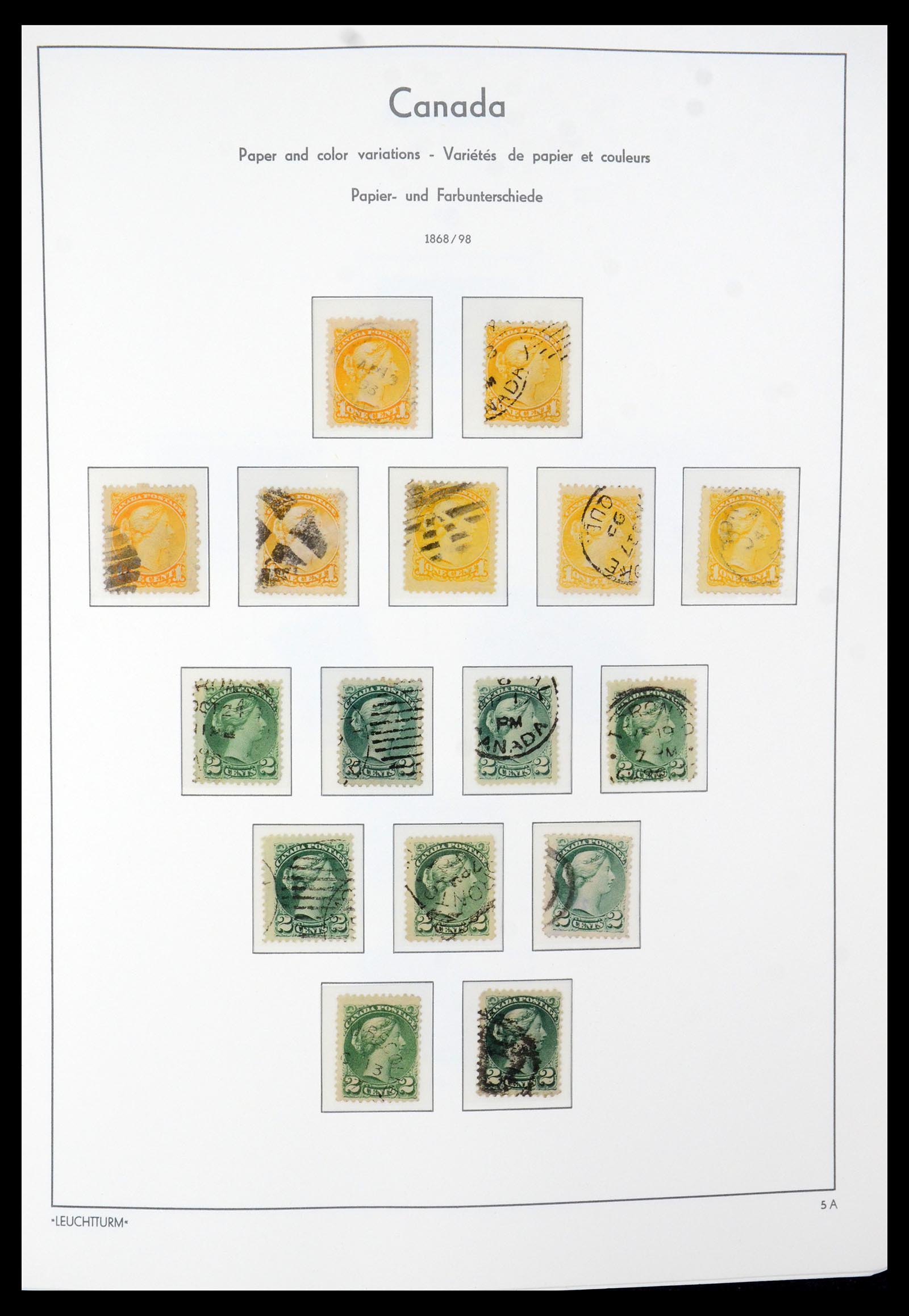 35579 007 - Postzegelverzameling 35579 Canada 1851-1982.