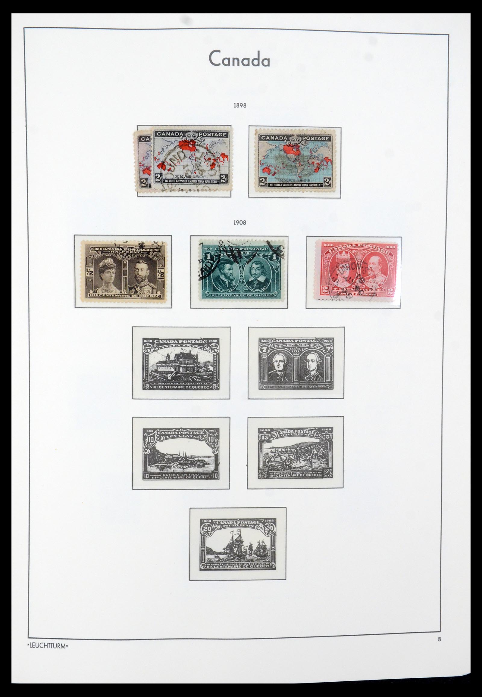 35579 010 - Postzegelverzameling 35579 Canada 1851-1982.