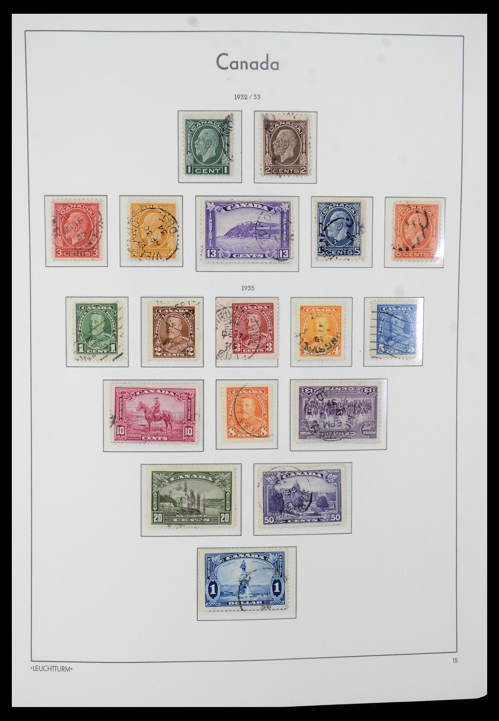 35579 018 - Postzegelverzameling 35579 Canada 1851-1982.
