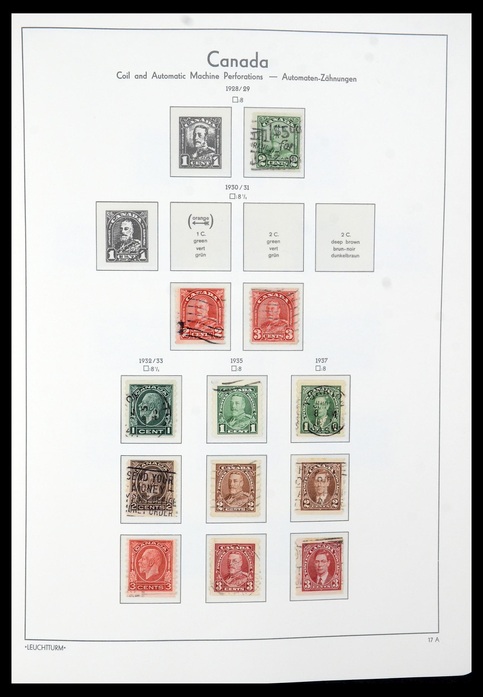 35579 021 - Postzegelverzameling 35579 Canada 1851-1982.