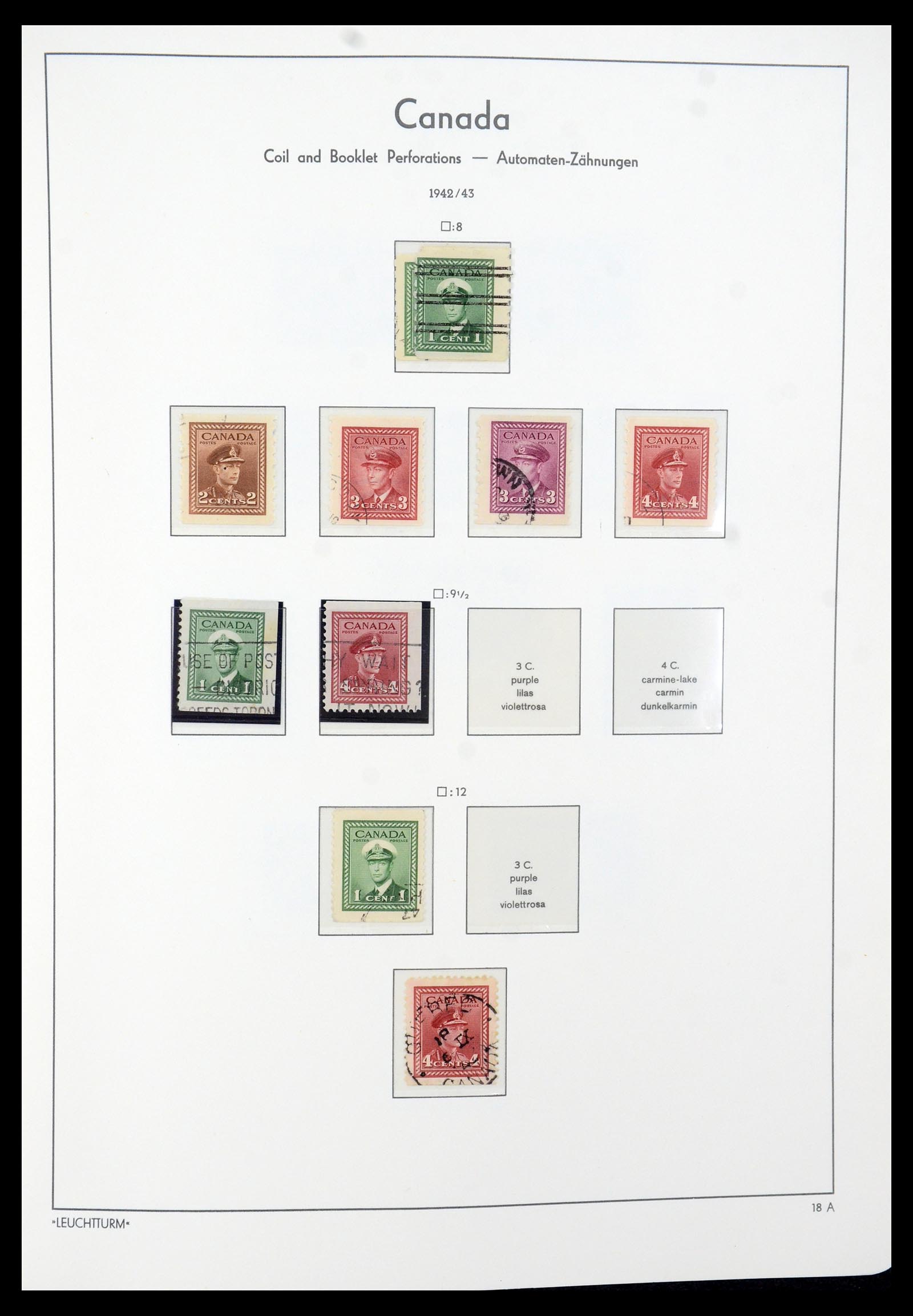 35579 023 - Postzegelverzameling 35579 Canada 1851-1982.