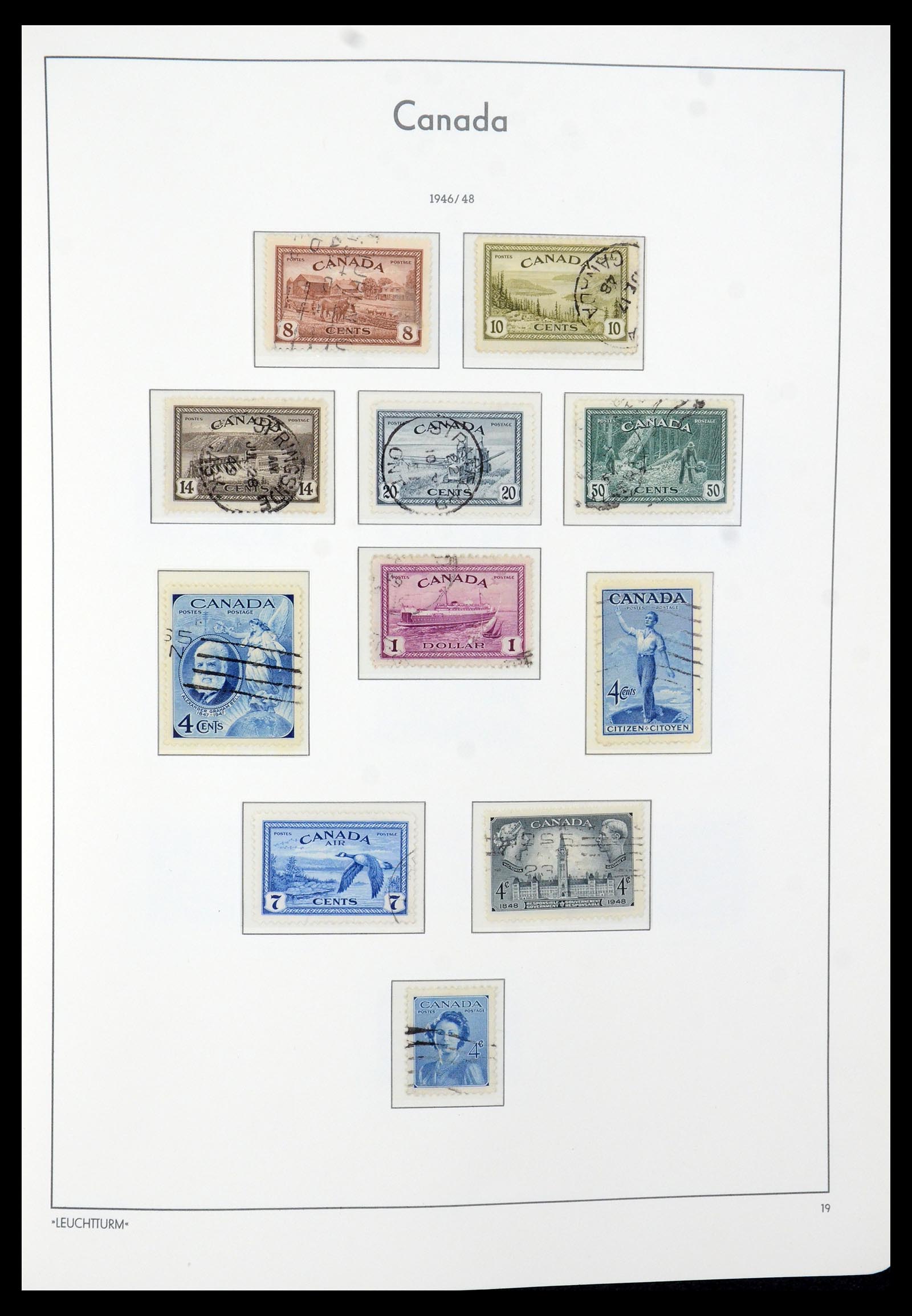 35579 024 - Postzegelverzameling 35579 Canada 1851-1982.