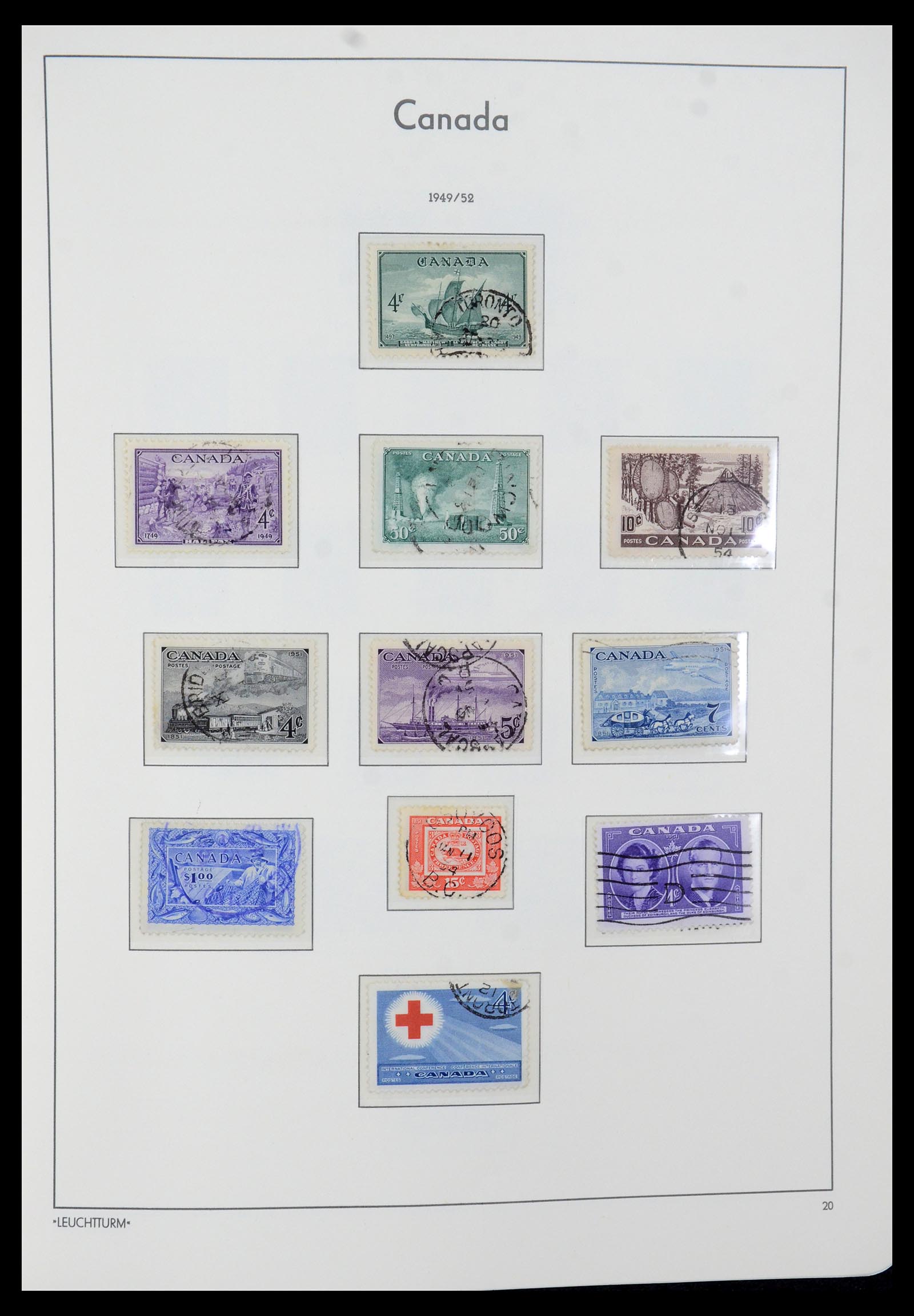35579 025 - Postzegelverzameling 35579 Canada 1851-1982.